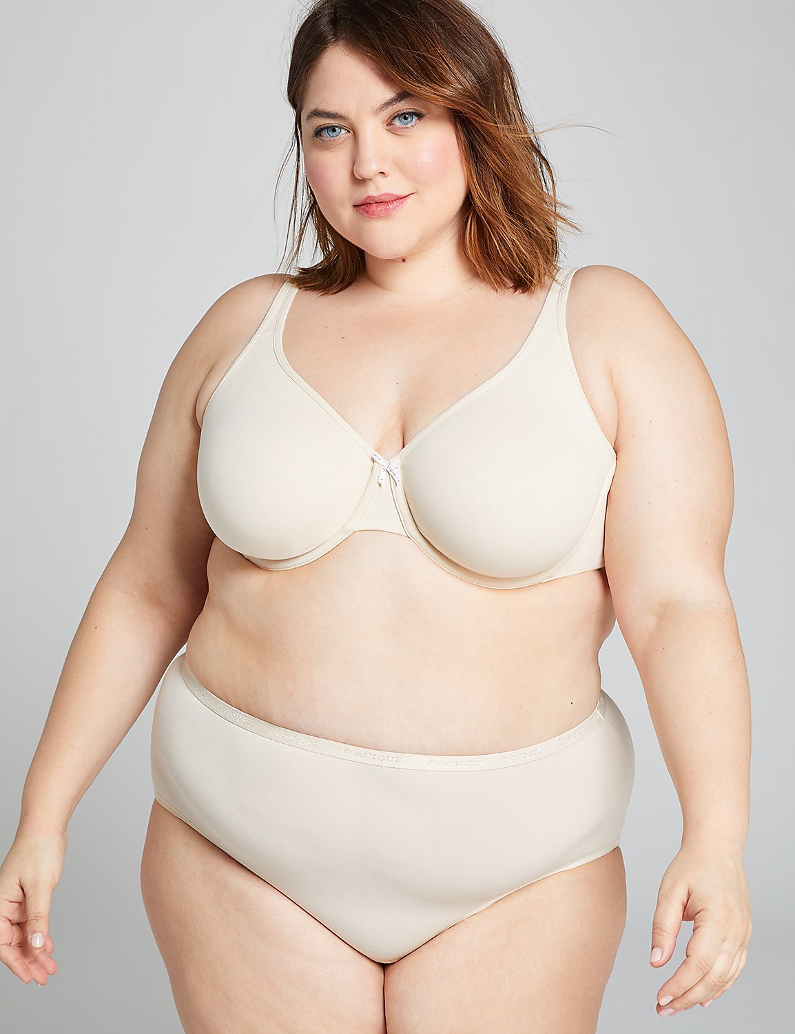 Cotton High-Leg Brief Panty Product Image 1
