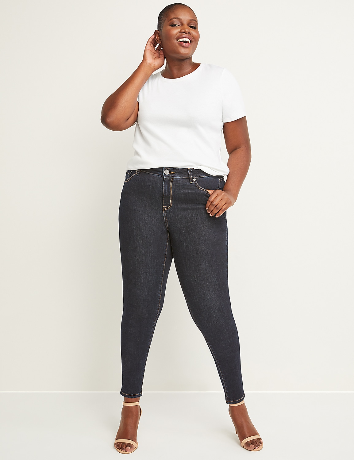 360 Flex Signature Fit Skinny Jean - Rinse Dark Wash Product Image 1