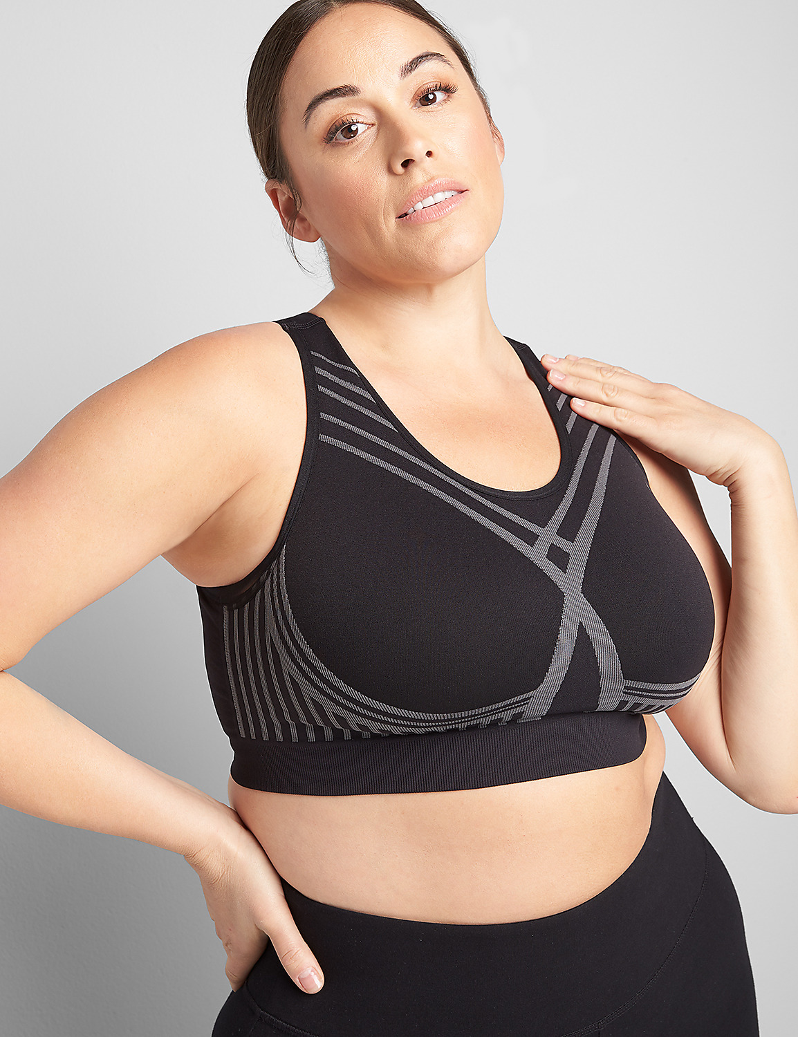 LIVI Wireless Medium-Impact Seamless Sports Bra Product Image 1
