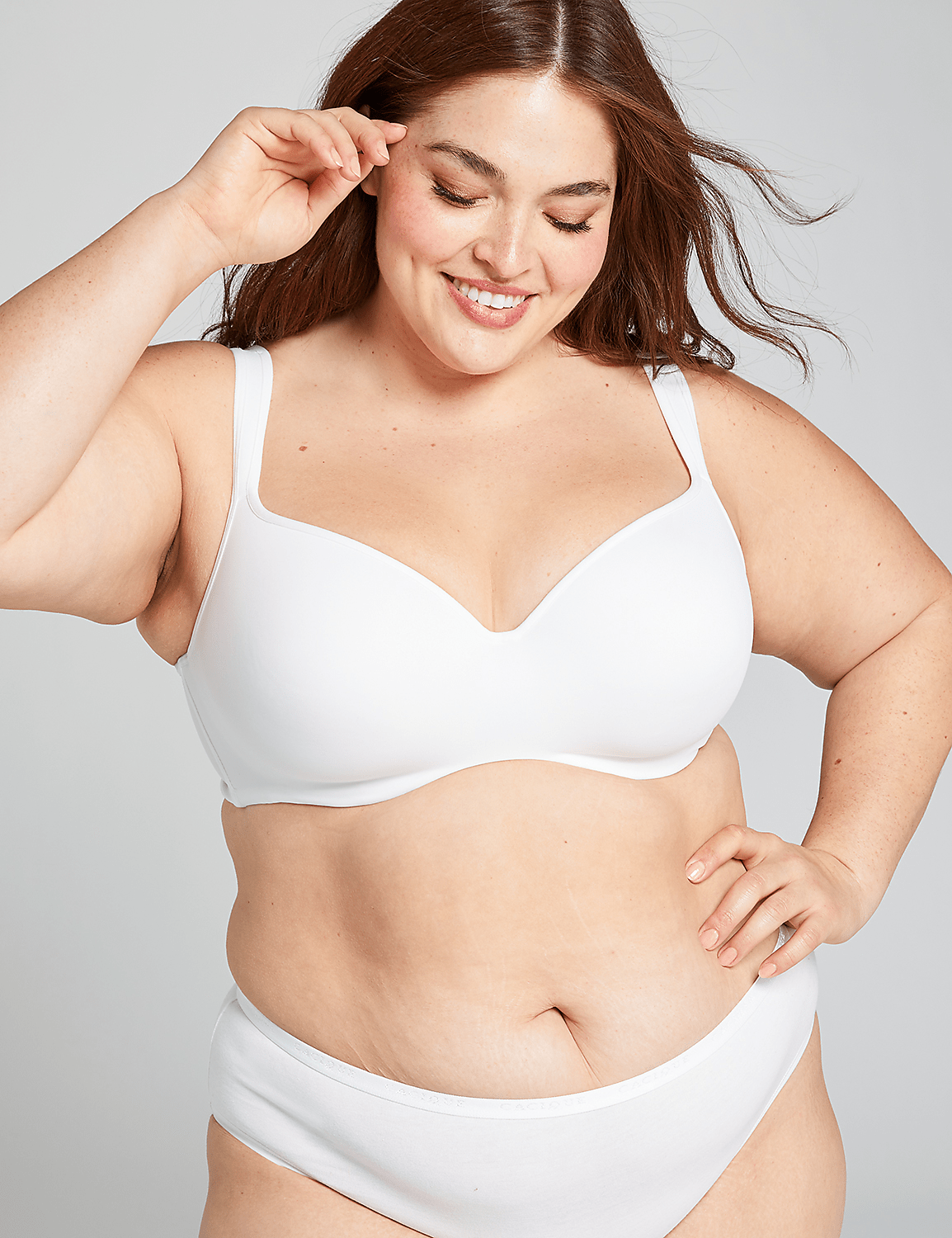 Smooth Lightly Lined Balconette Bra Product Image 1