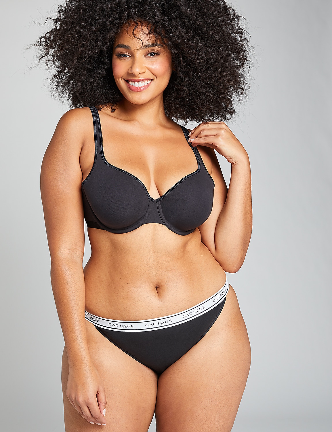Cotton String Bikini Panty With Wide Waistband Product Image 1