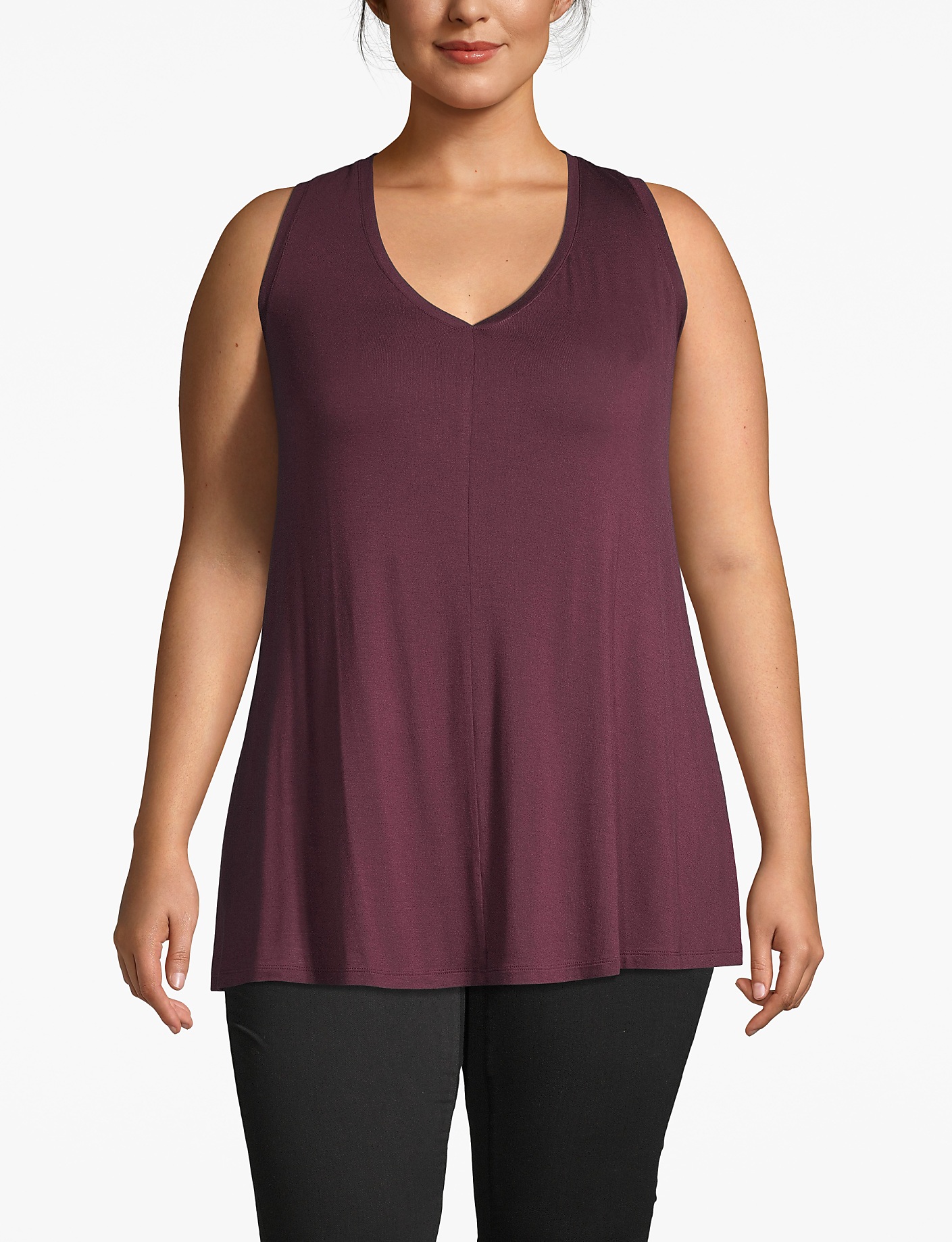 Lane Essentials V-Neck Swing Tank Product Image 1