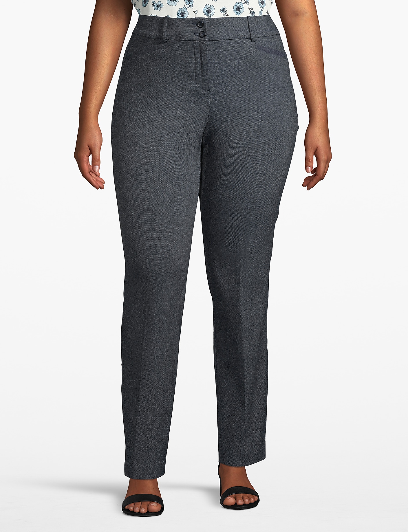 Lane Essentials Madison Straight Pant - Textured Product Image 1