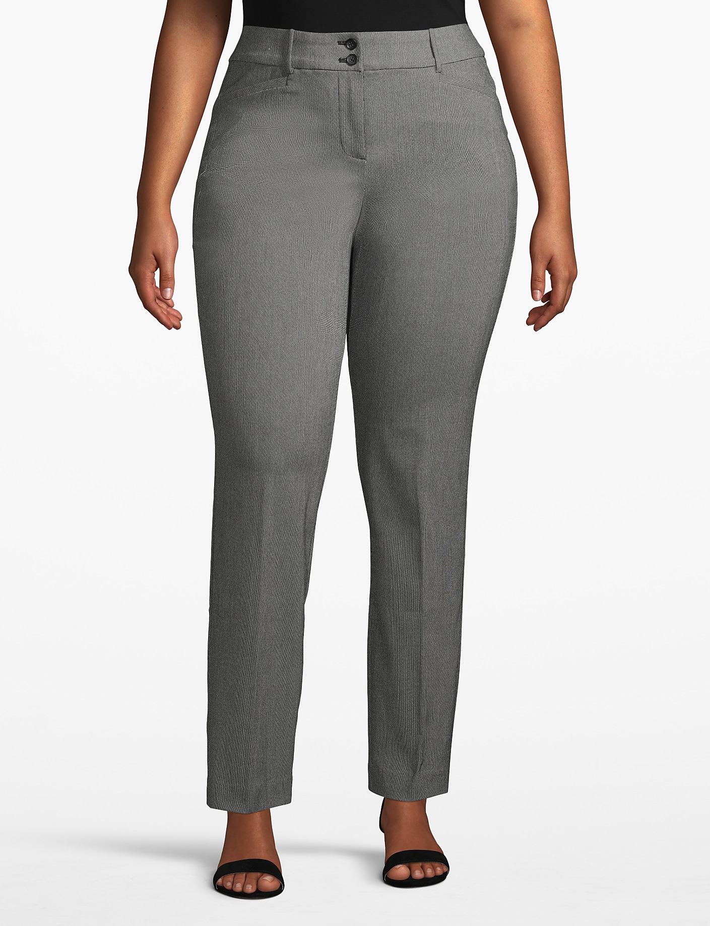 Lane Essentials Madison Straight Pant - Textured Product Image 1