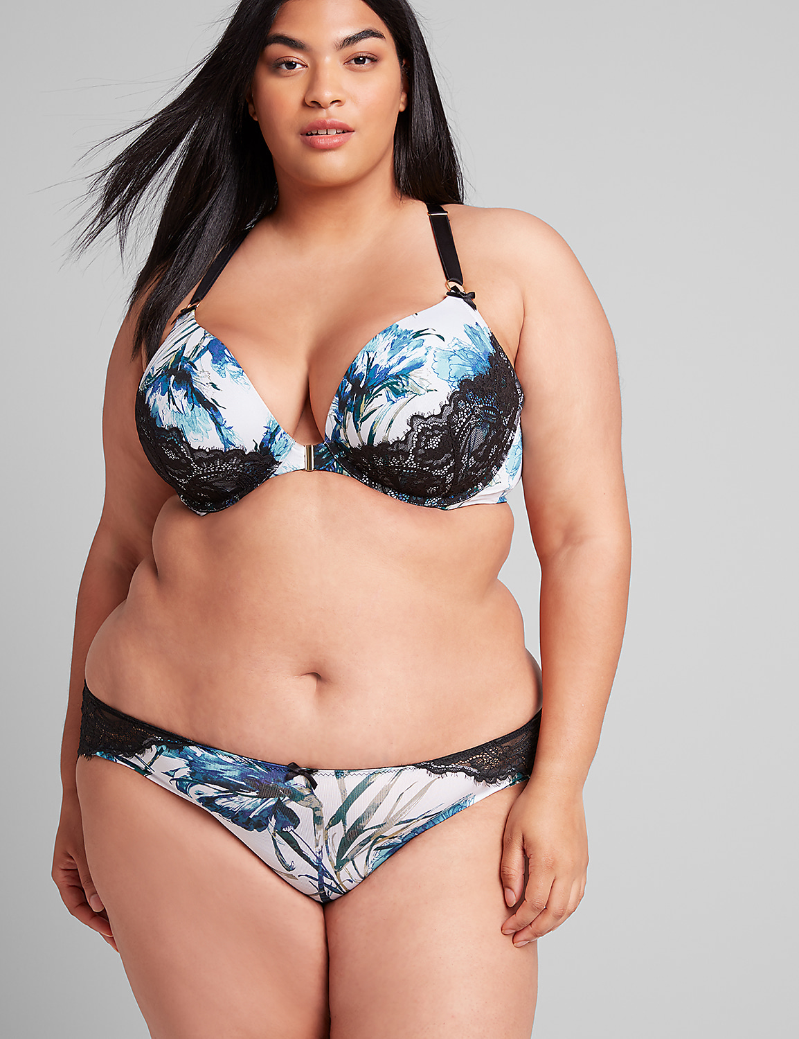 Front-Close Boost Plunge Bra Product Image 1
