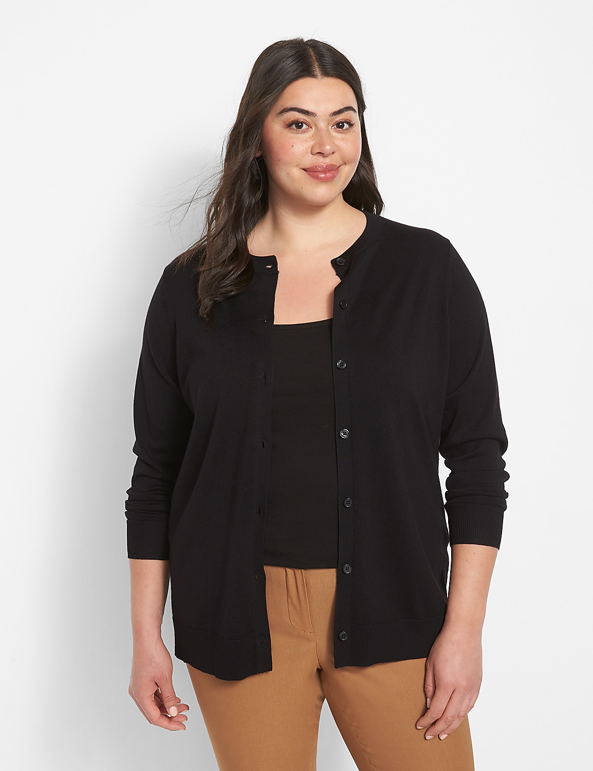 Button-Front Cardigan Product Image 1