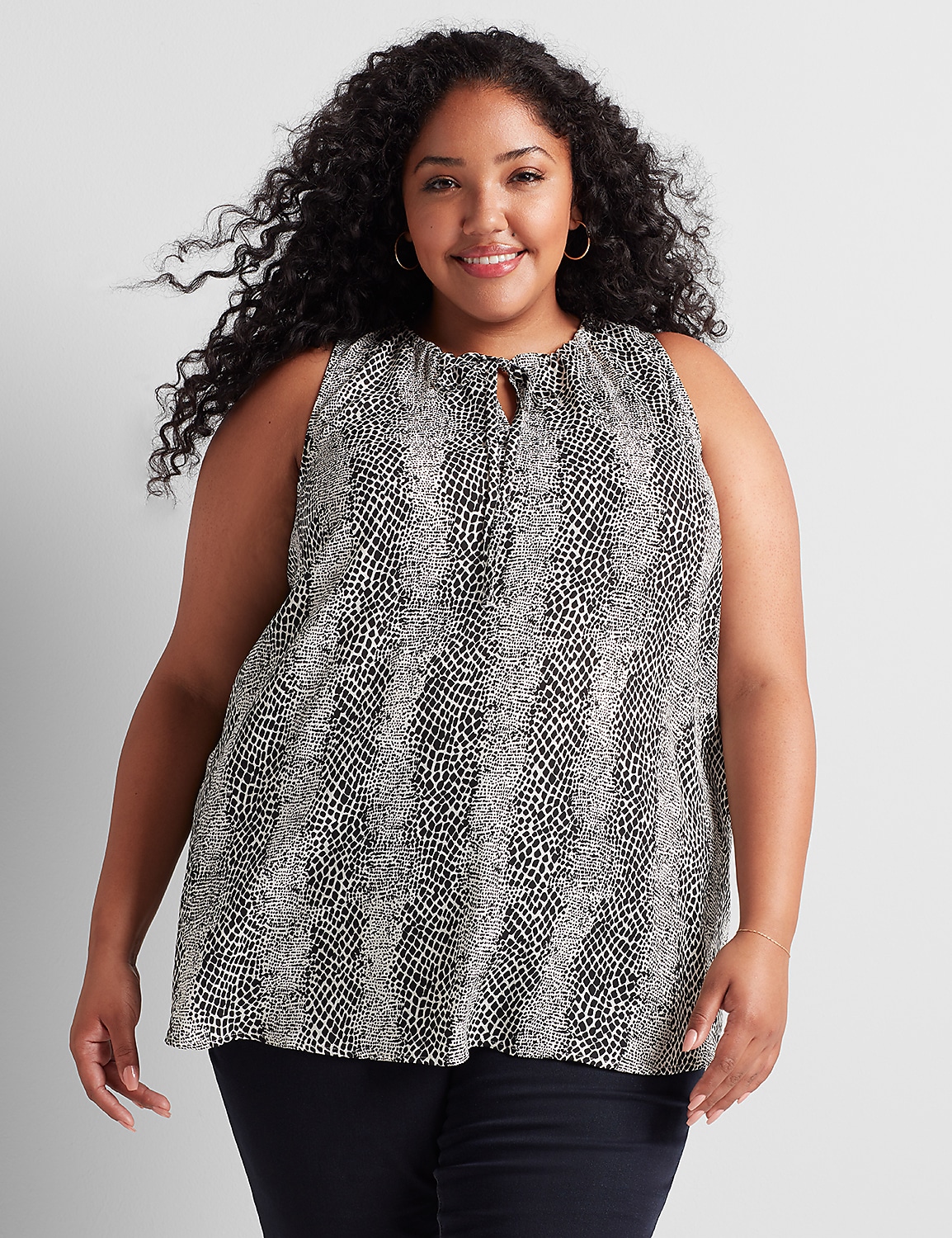 Tie-Neck Halter Top Product Image 1