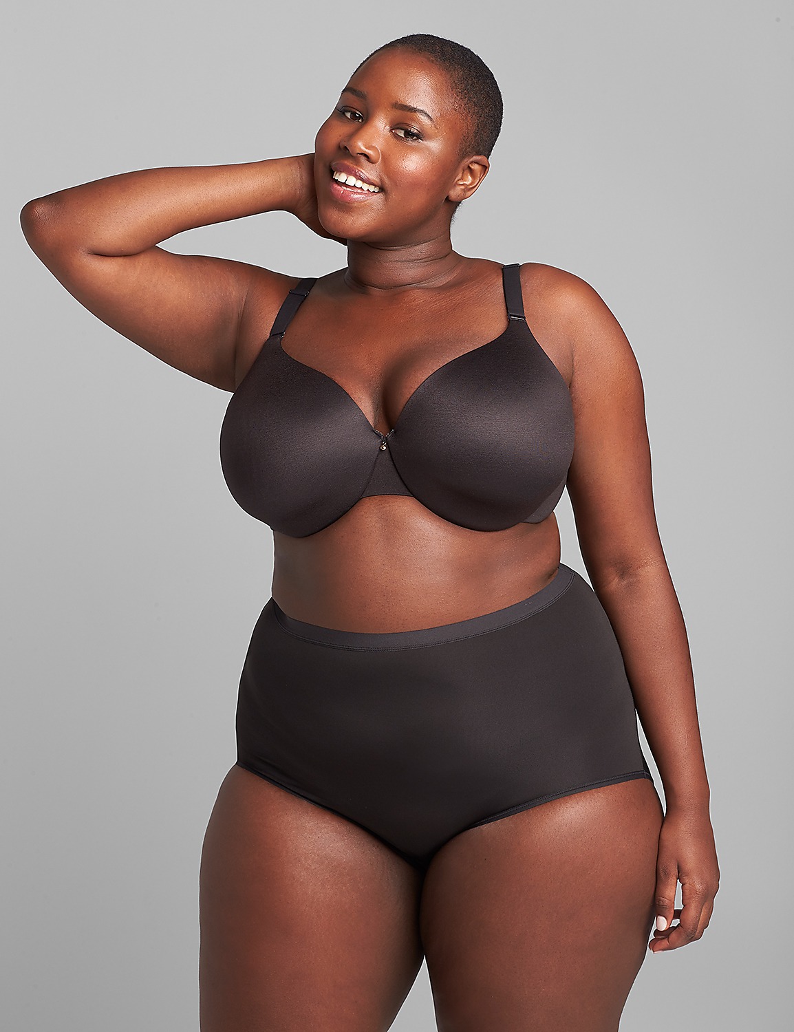 No-Show High-Waist Brief Panty Product Image 1