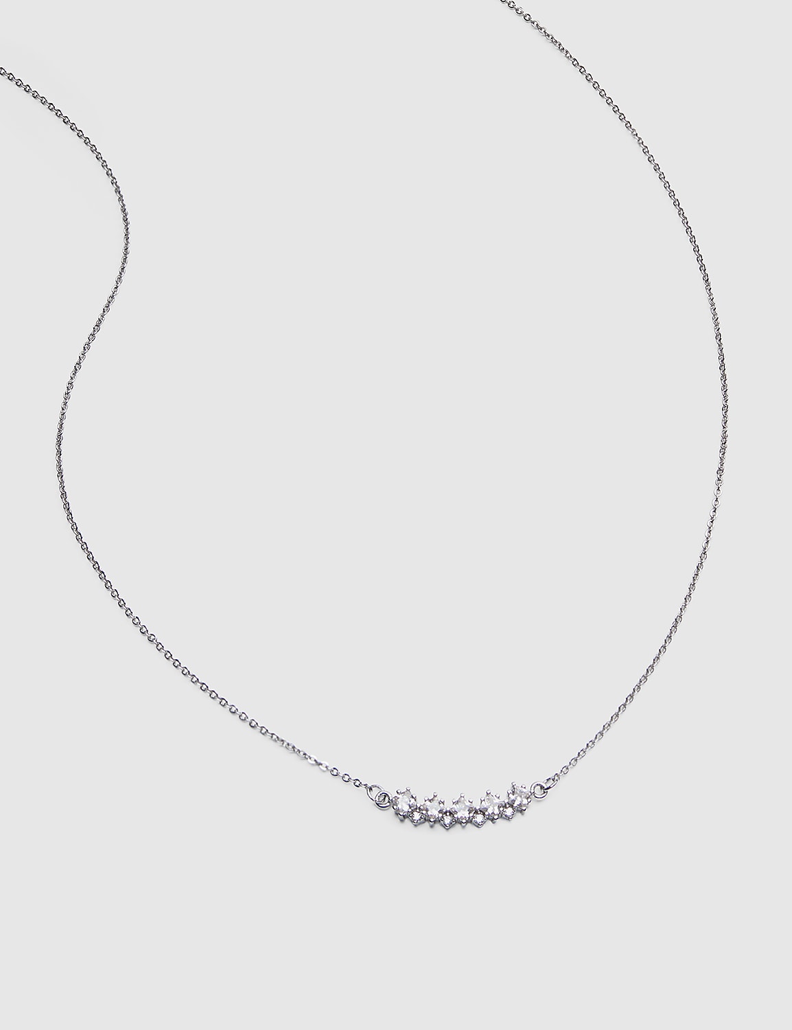 Pave-Embellished Bar Necklace Product Image 1