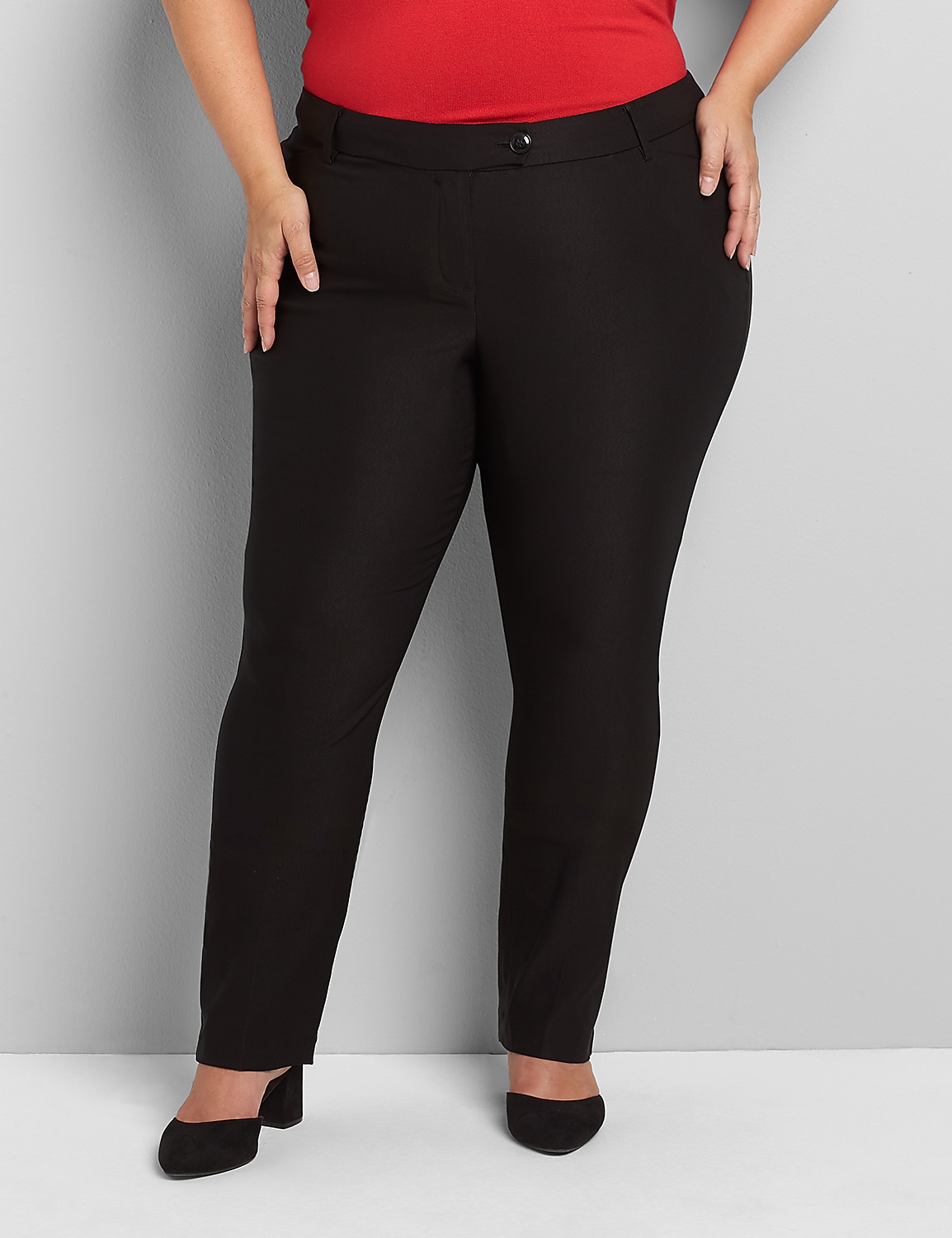 Straight Fit Low-Rise Straight Allie Pant Product Image 1