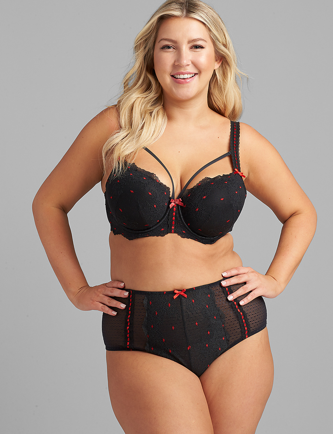 Scalloped Lace & Ribbon Boost Balconette Product Image 1