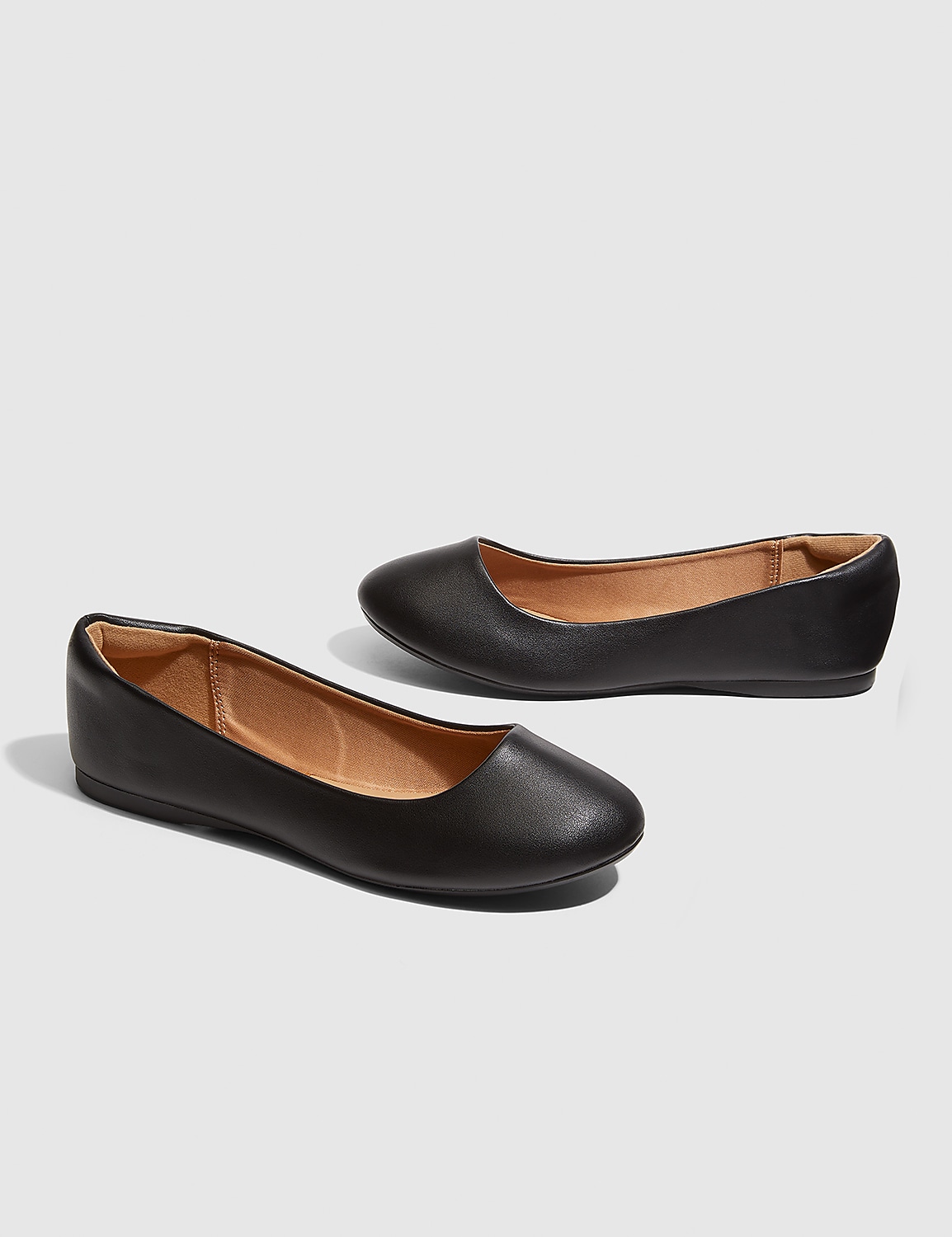 Dream Cloud Round-Toe Flat - Black Product Image 1