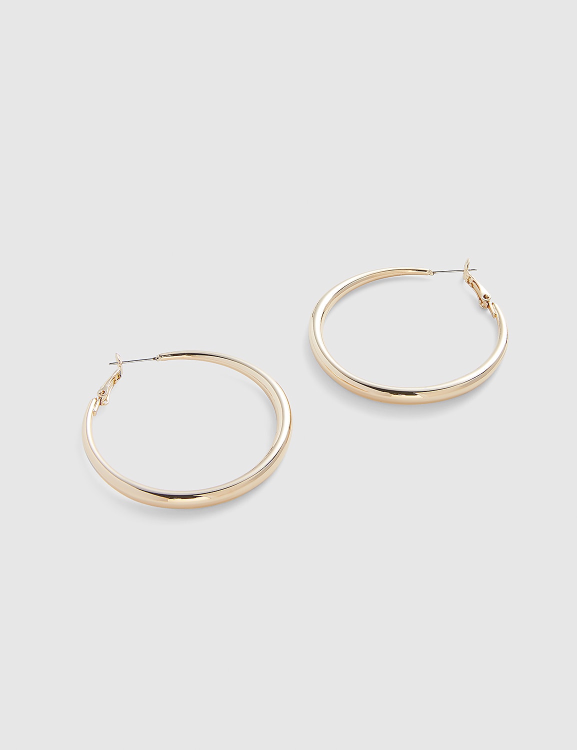 Polished Large Hoop Earrings Product Image 1