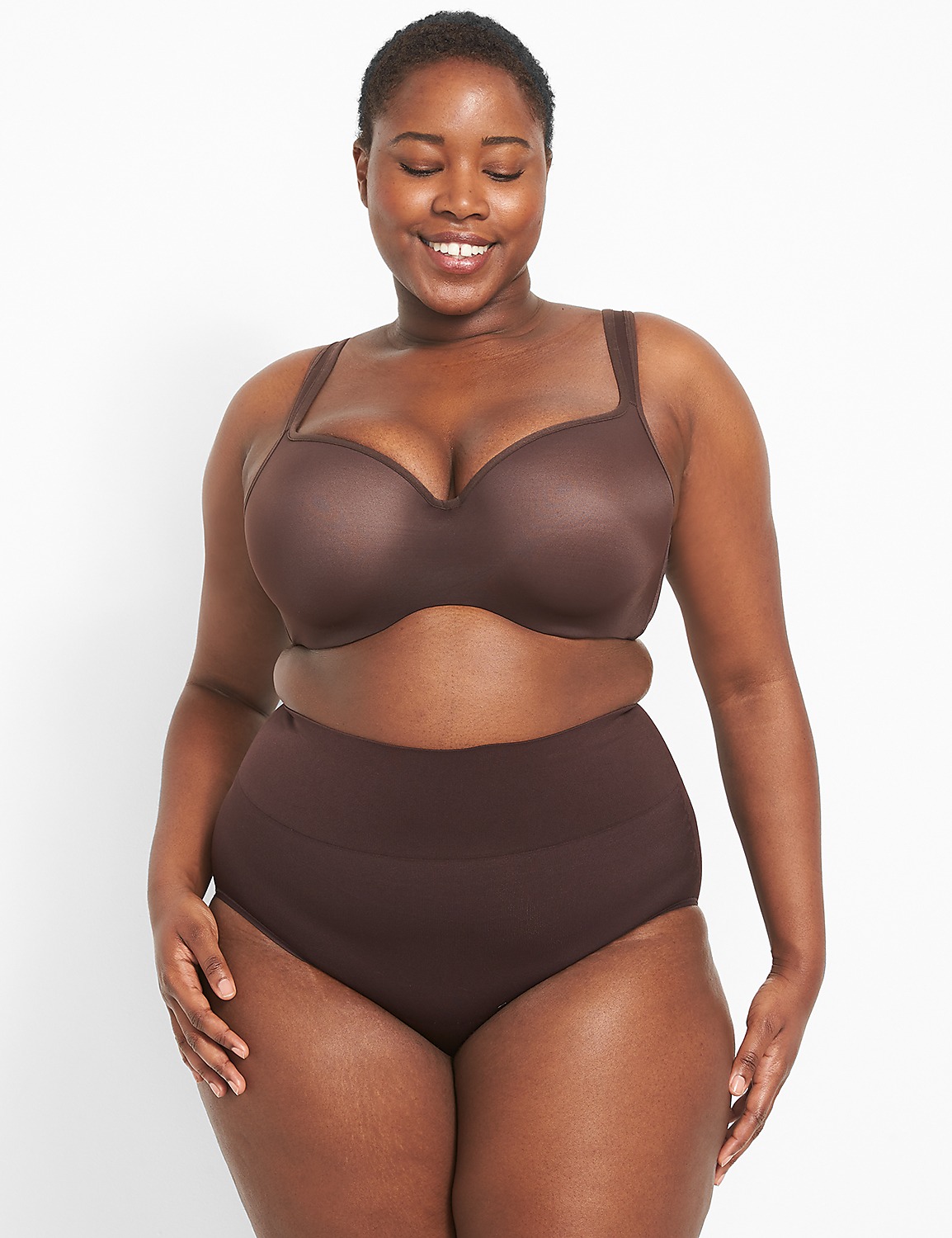 Medium Shaping High-Waist Full Brief Panty Product Image 1