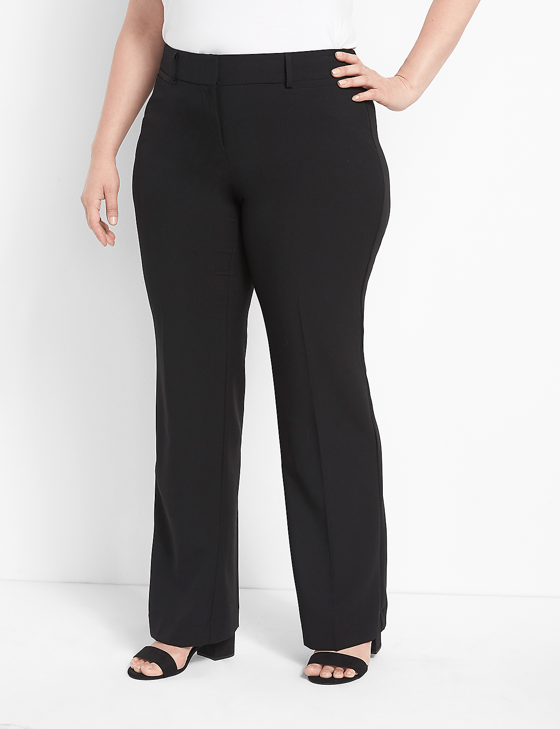Curvy Fit Perfect Drape Straight Pant Product Image 1