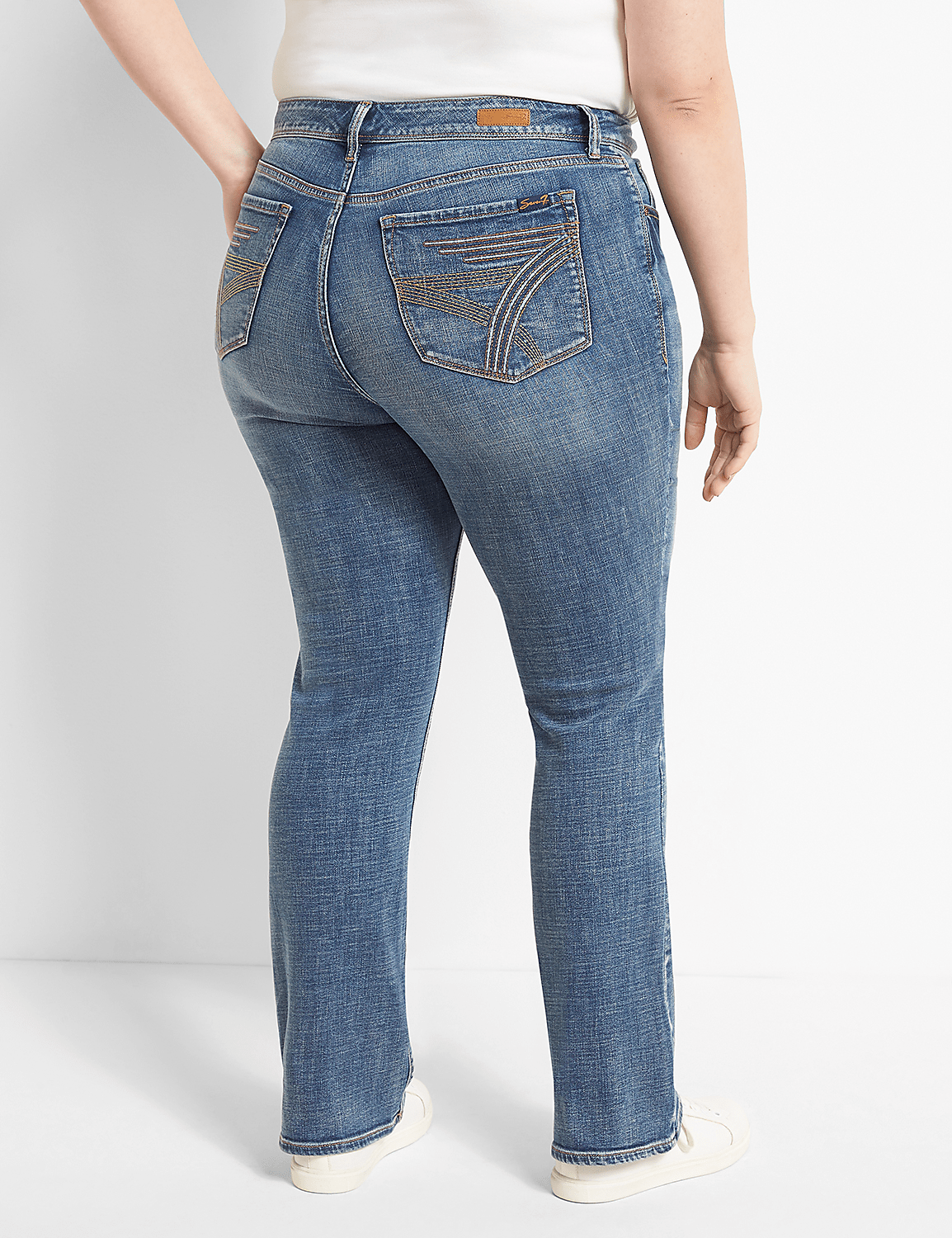 Seven7 Boot Jean - Medium Wash Product Image 1