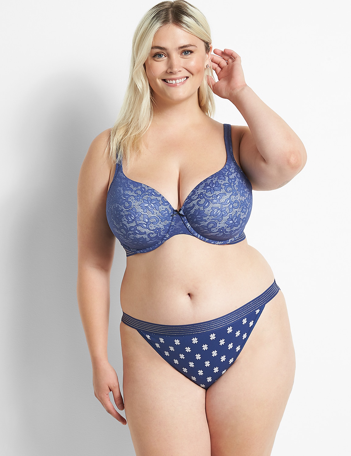 Cotton String Bikini Panty With Wide Waistband Product Image 1