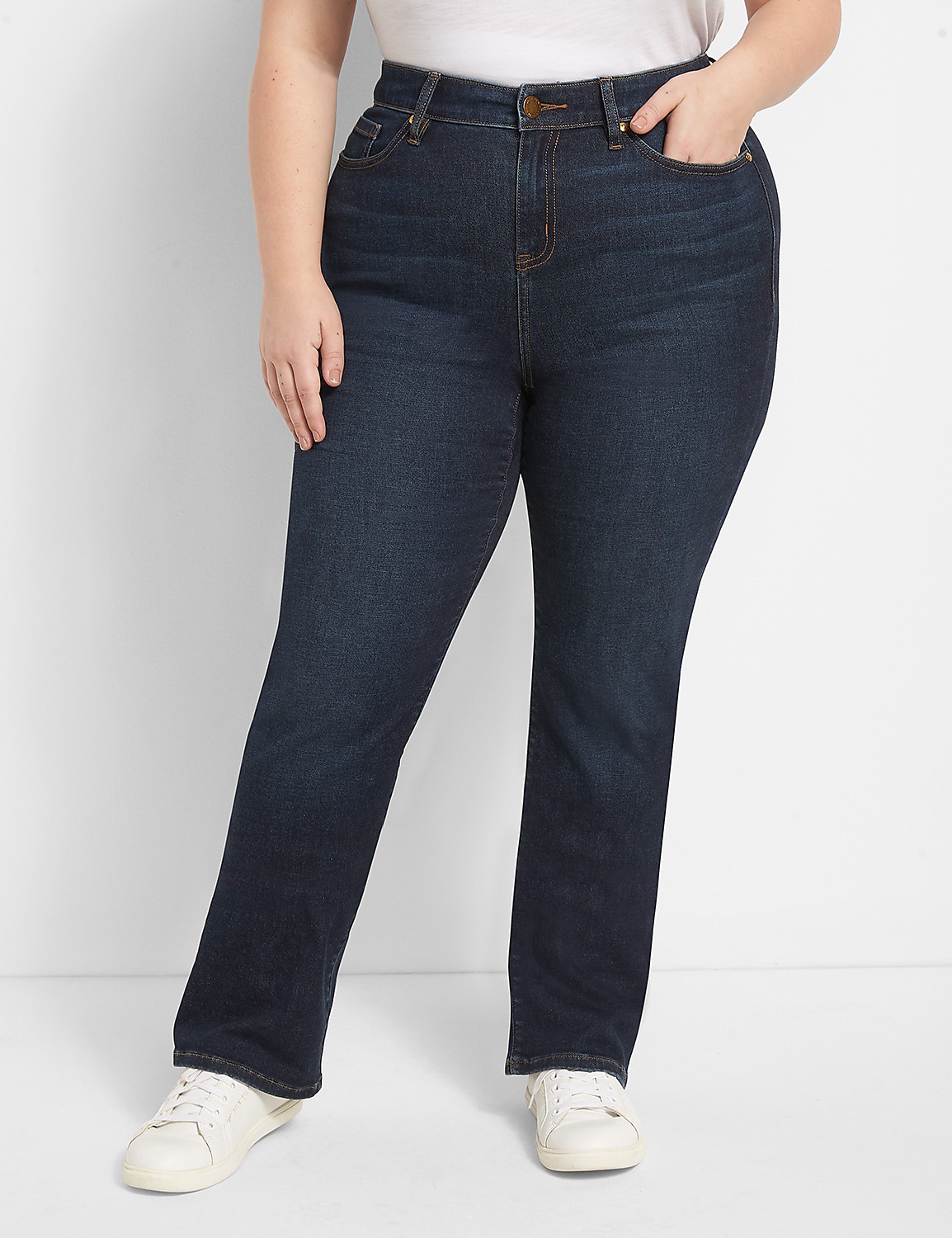 Fit Genius High-Rise Boot Jean - Dark Wash Product Image 1