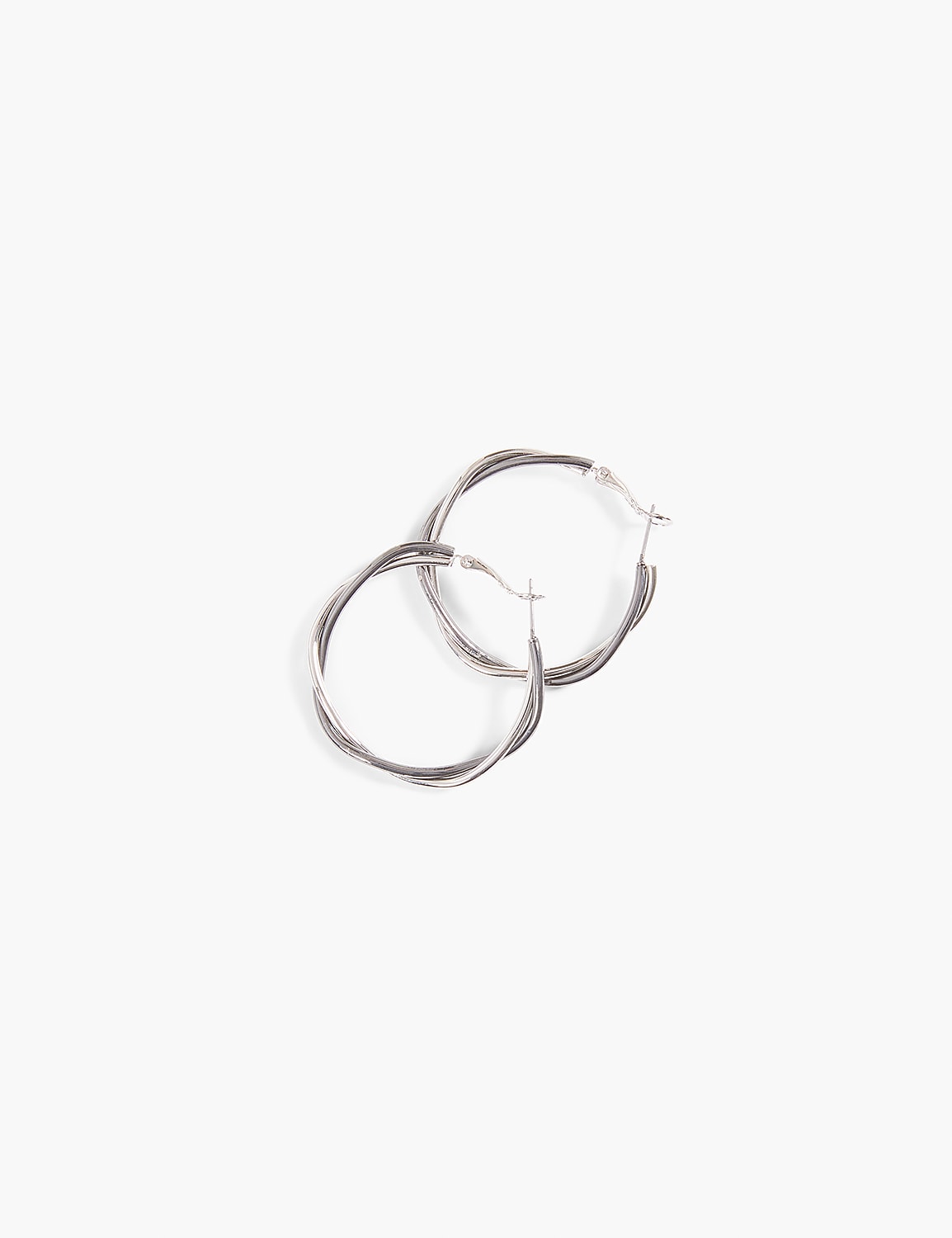 Mixed Twist Hoop Earrings Product Image 1