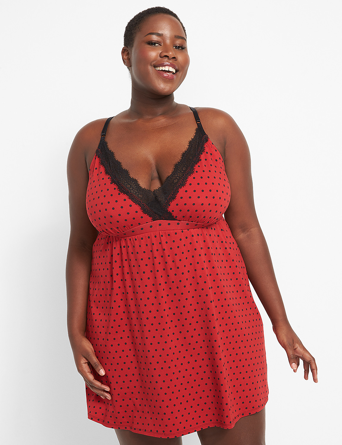 Lace-Back Chemise Product Image 1