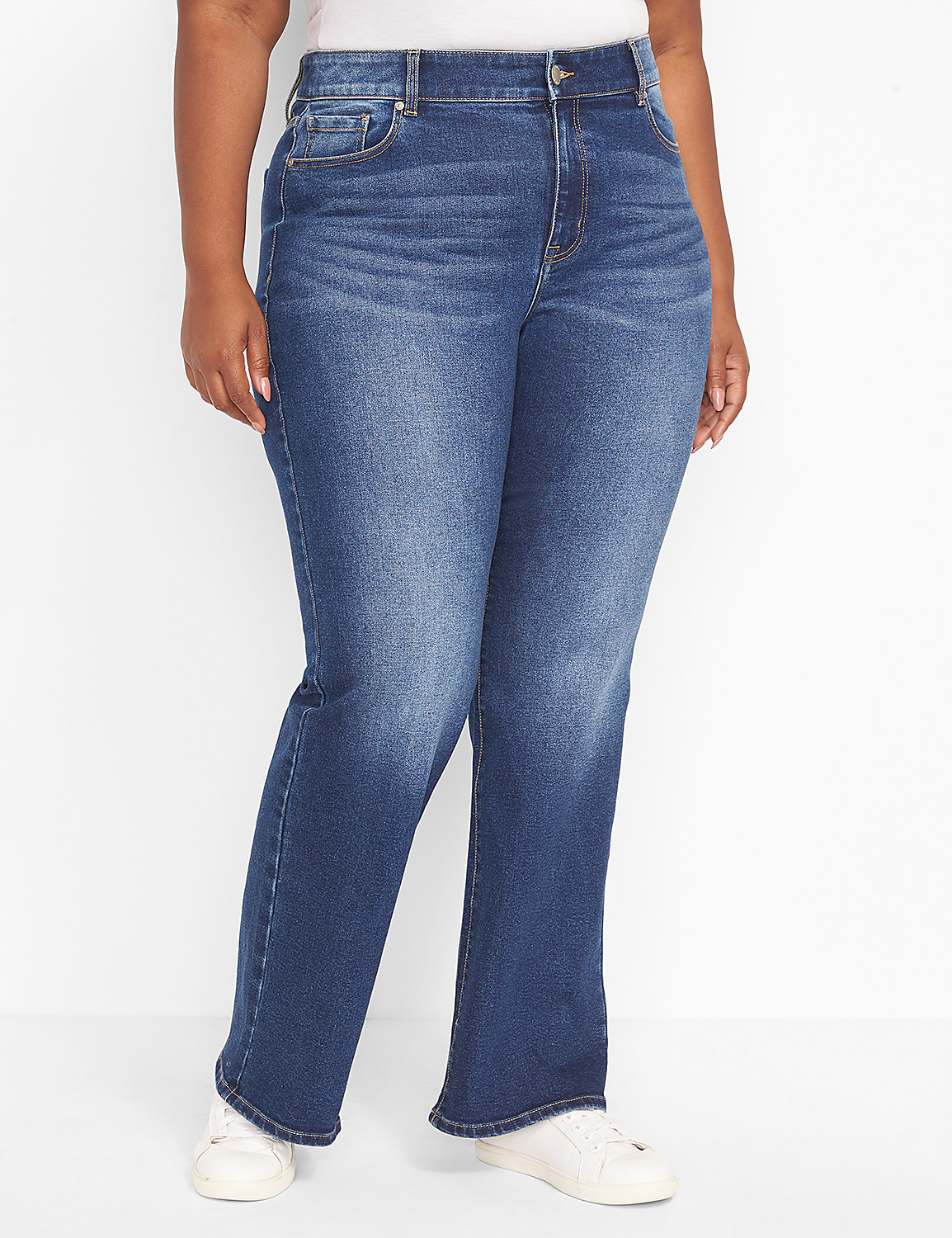 Curvy Fit High-Rise Boot Jean - Medium Wash Product Image 1
