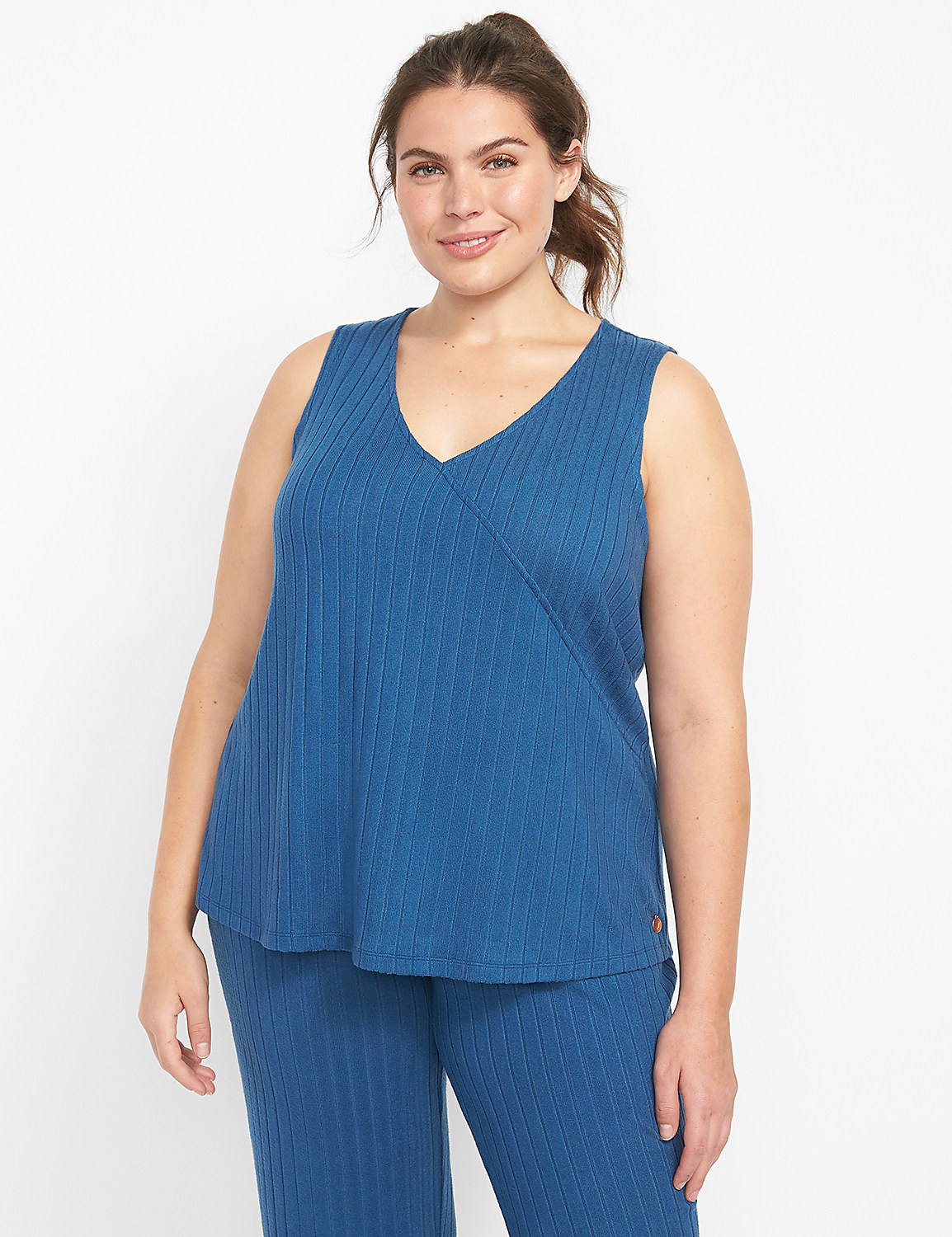 LIVI Ribbed Hacci Tank Product Image 1