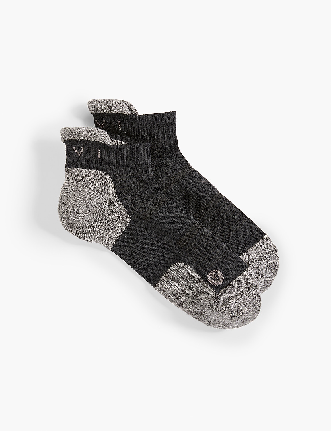 LIVI Wicking Black & Grey Sock Product Image 1