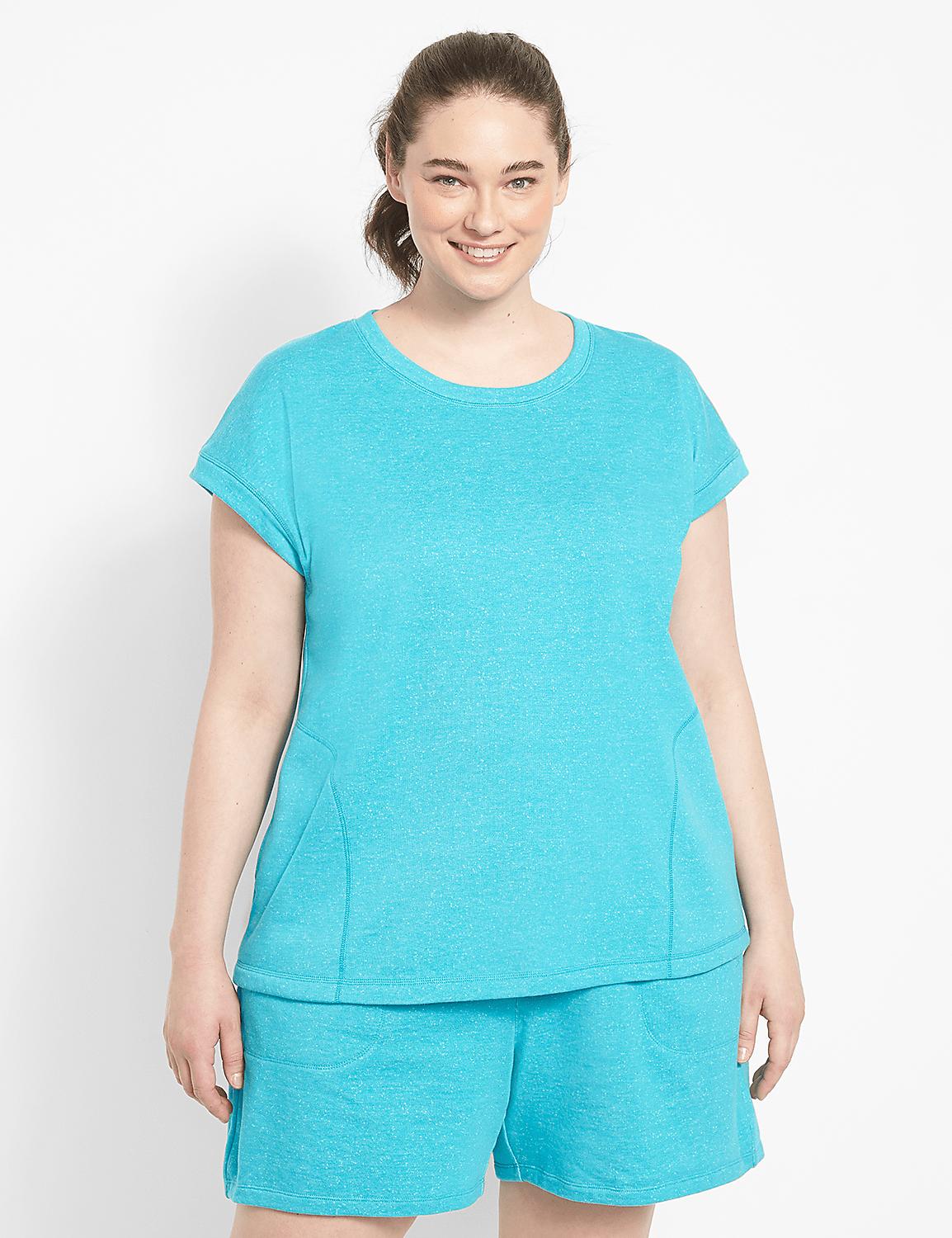 LIVI Sleeveless Slub French Terry Sweatshirt Product Image 1