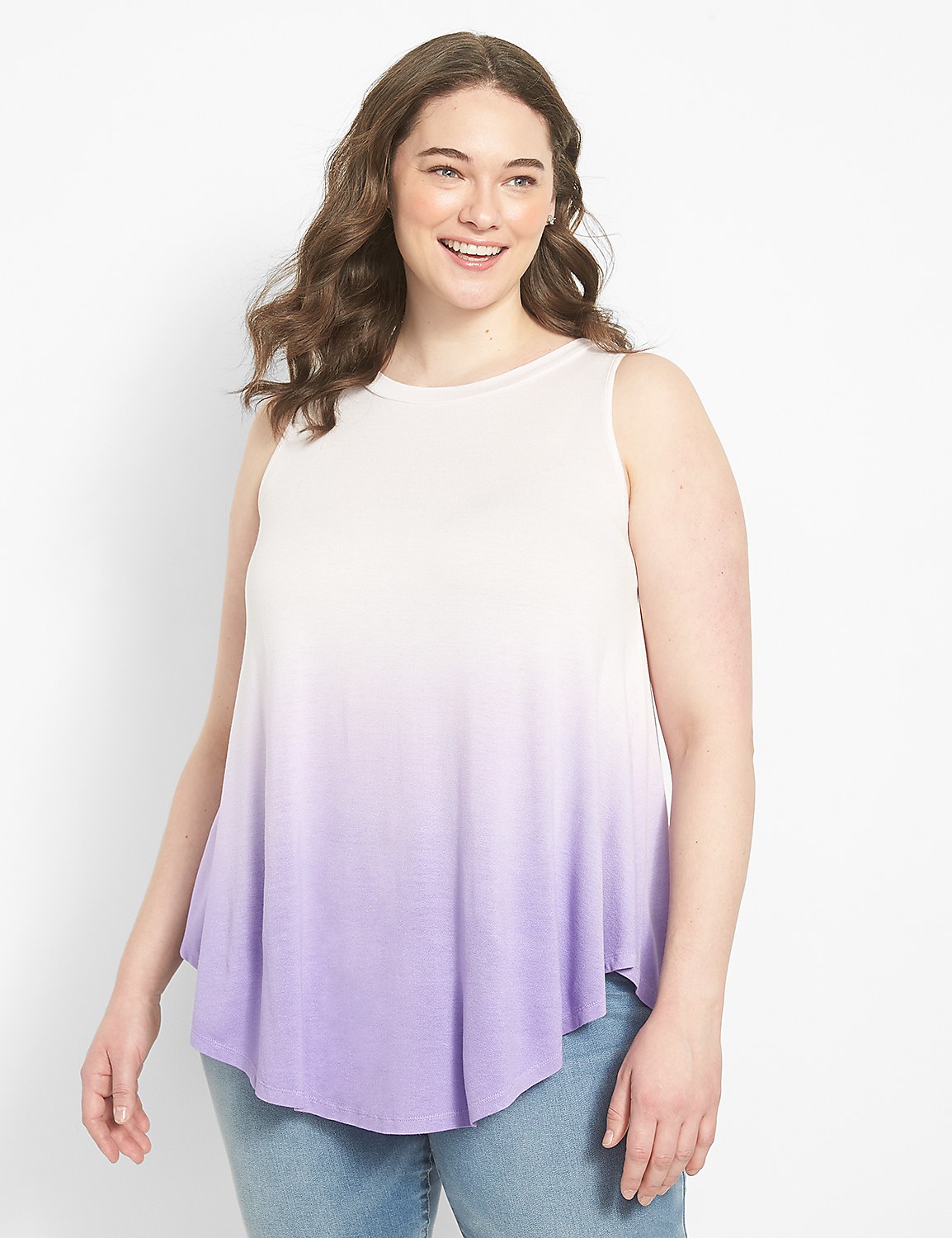 Sleeveless Boat-Neck Max Swing Tunic Product Image 1