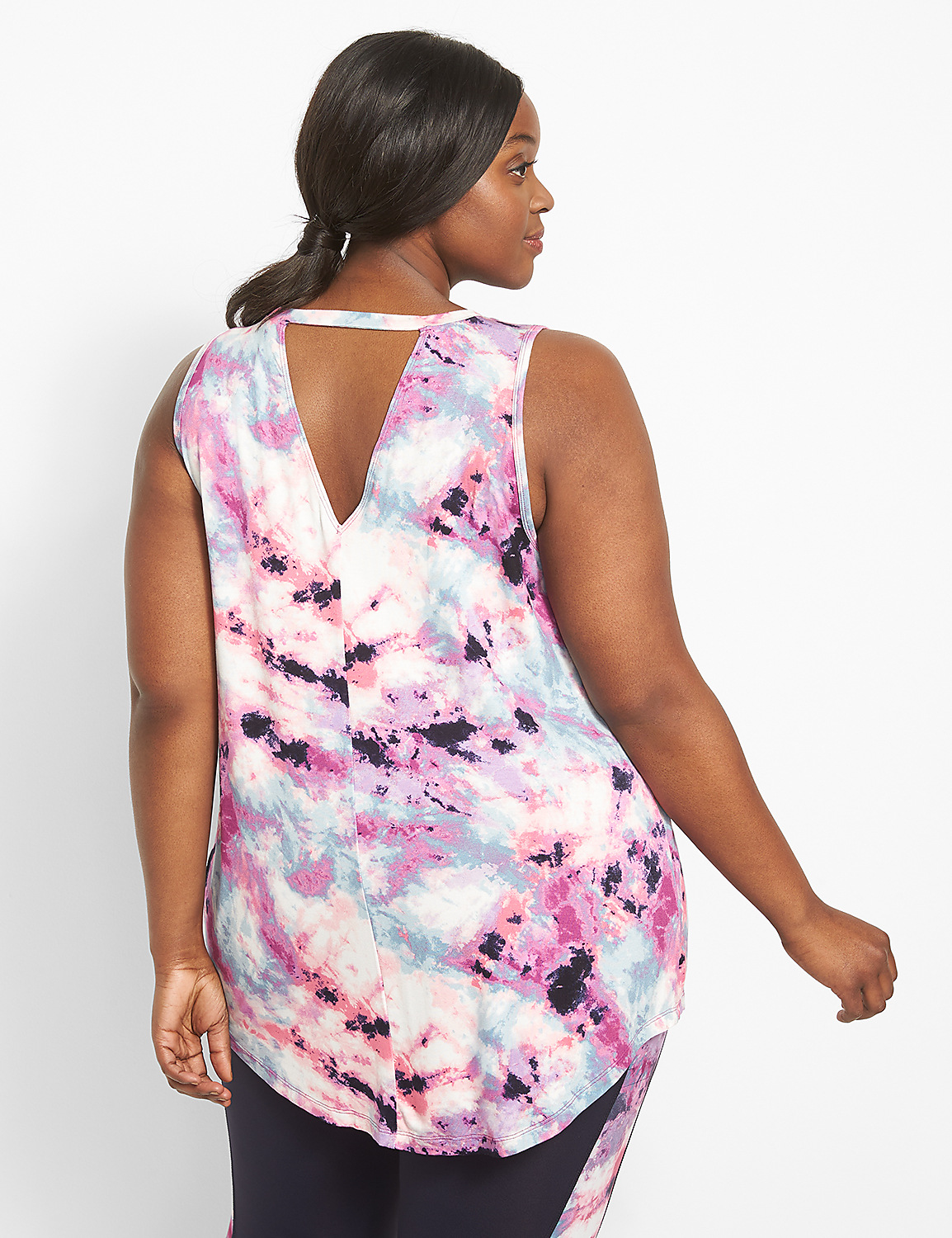 LIVI High-Neck V-Back Tank Product Image 1
