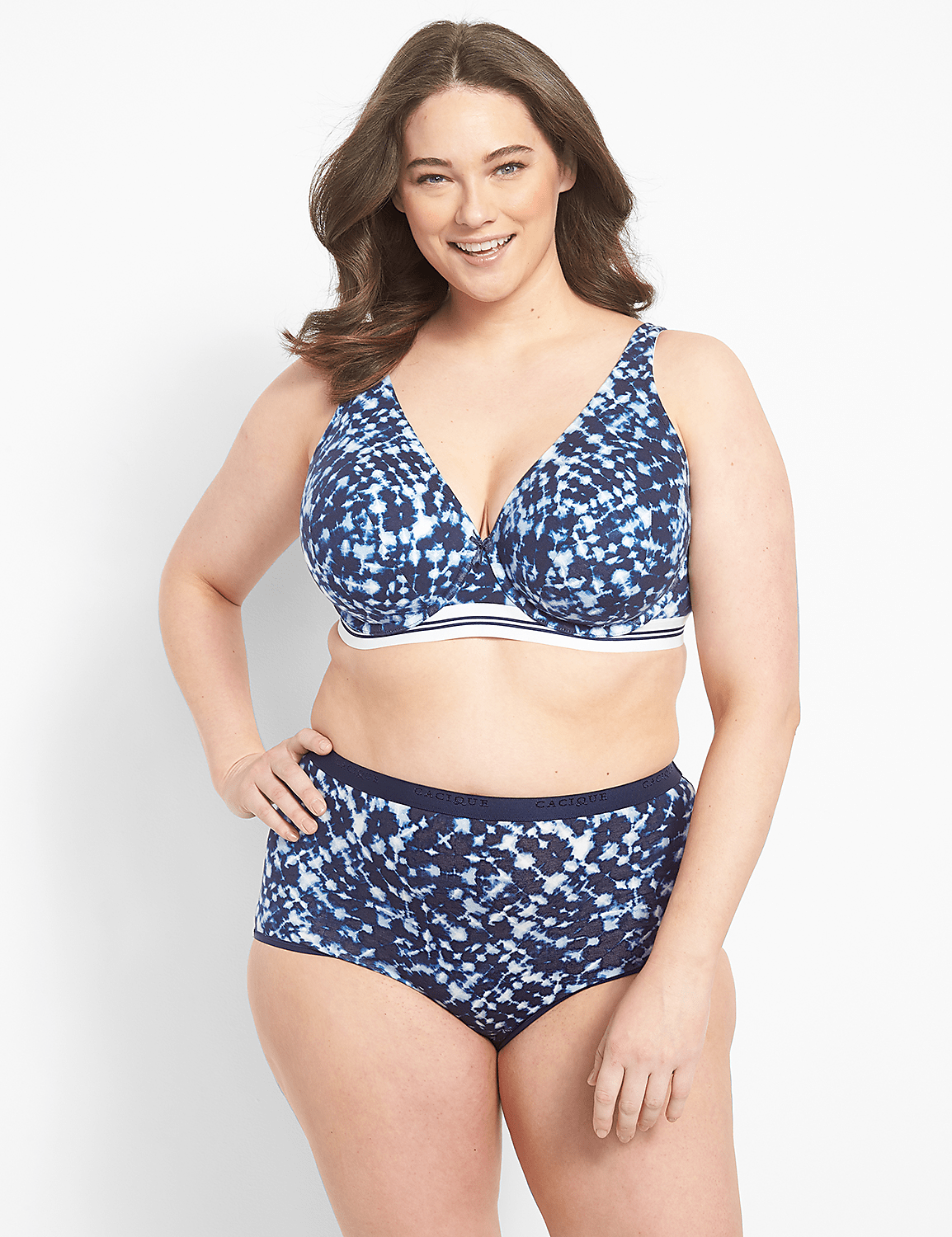 Cotton Lightly Lined Full Coverage Bra Product Image 1