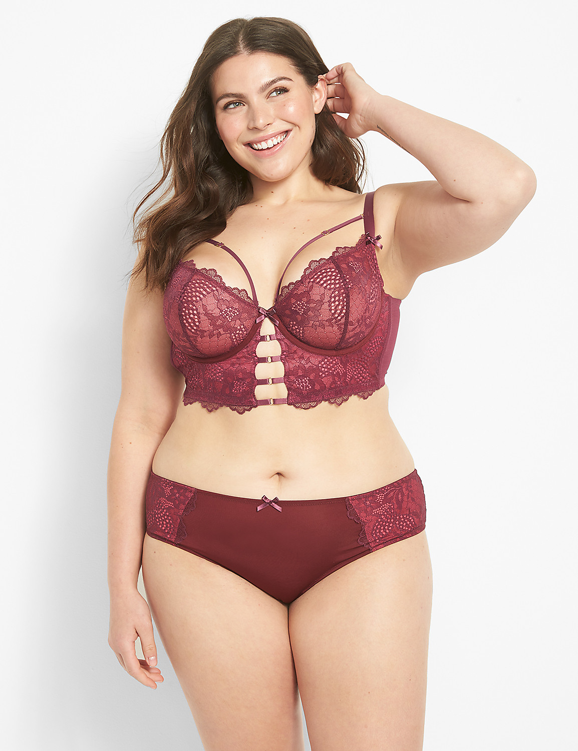 Lace Back Cheeky Panty Product Image 1
