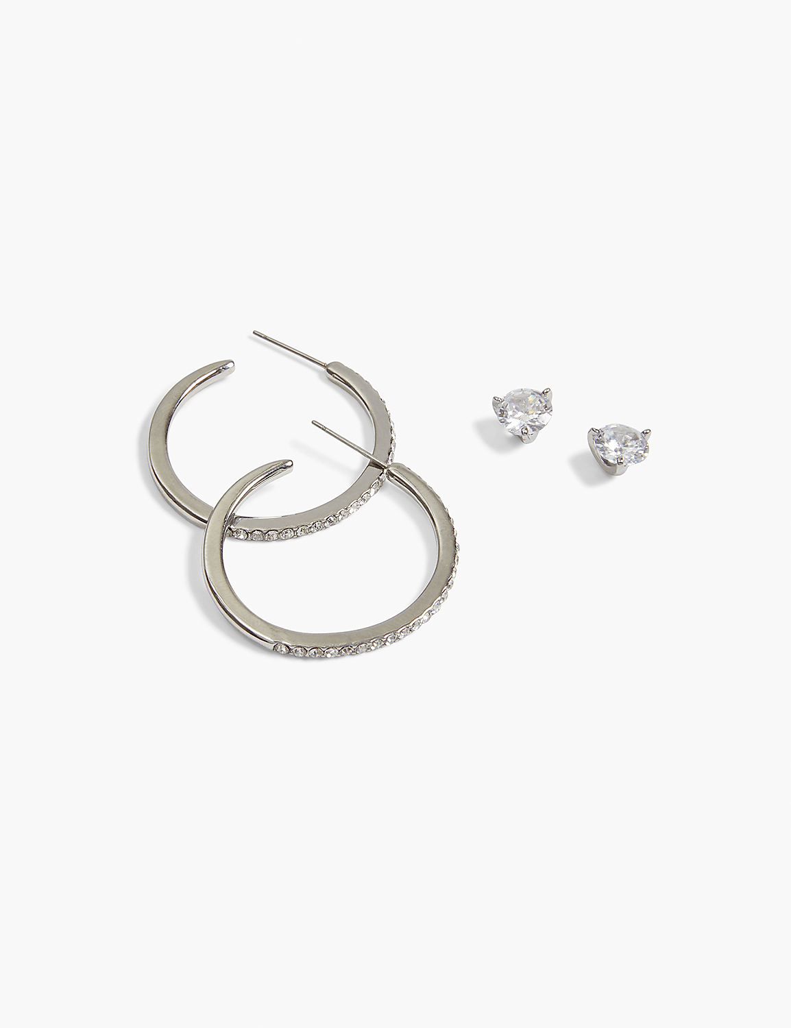 Stud & Hoop Earrings 2-Pack Product Image 1
