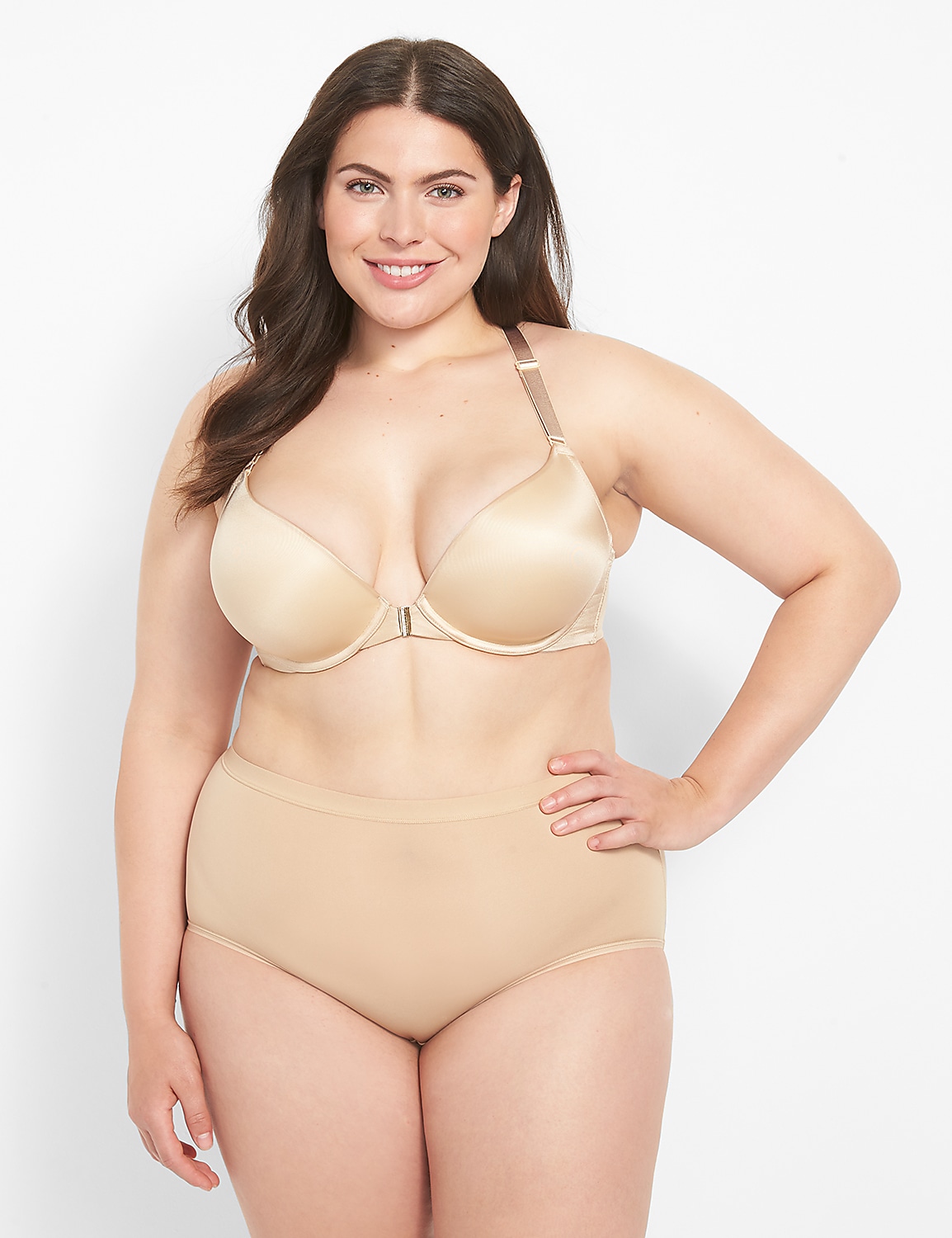 Cotton High-Leg Brief Panty Product Image 1