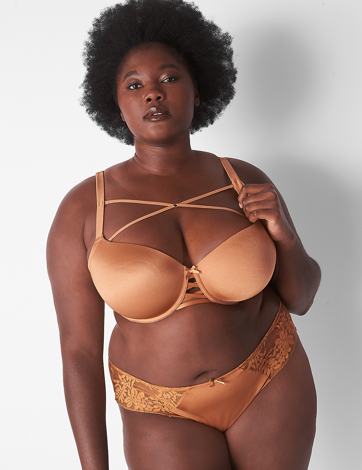 Lace-Back Cheeky Panty Product Image 1