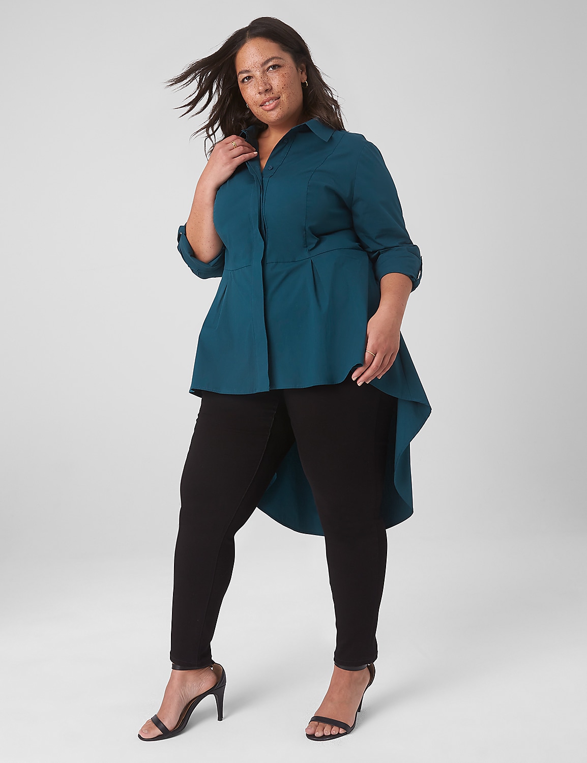 Extreme Peplum Tunic Product Image 1