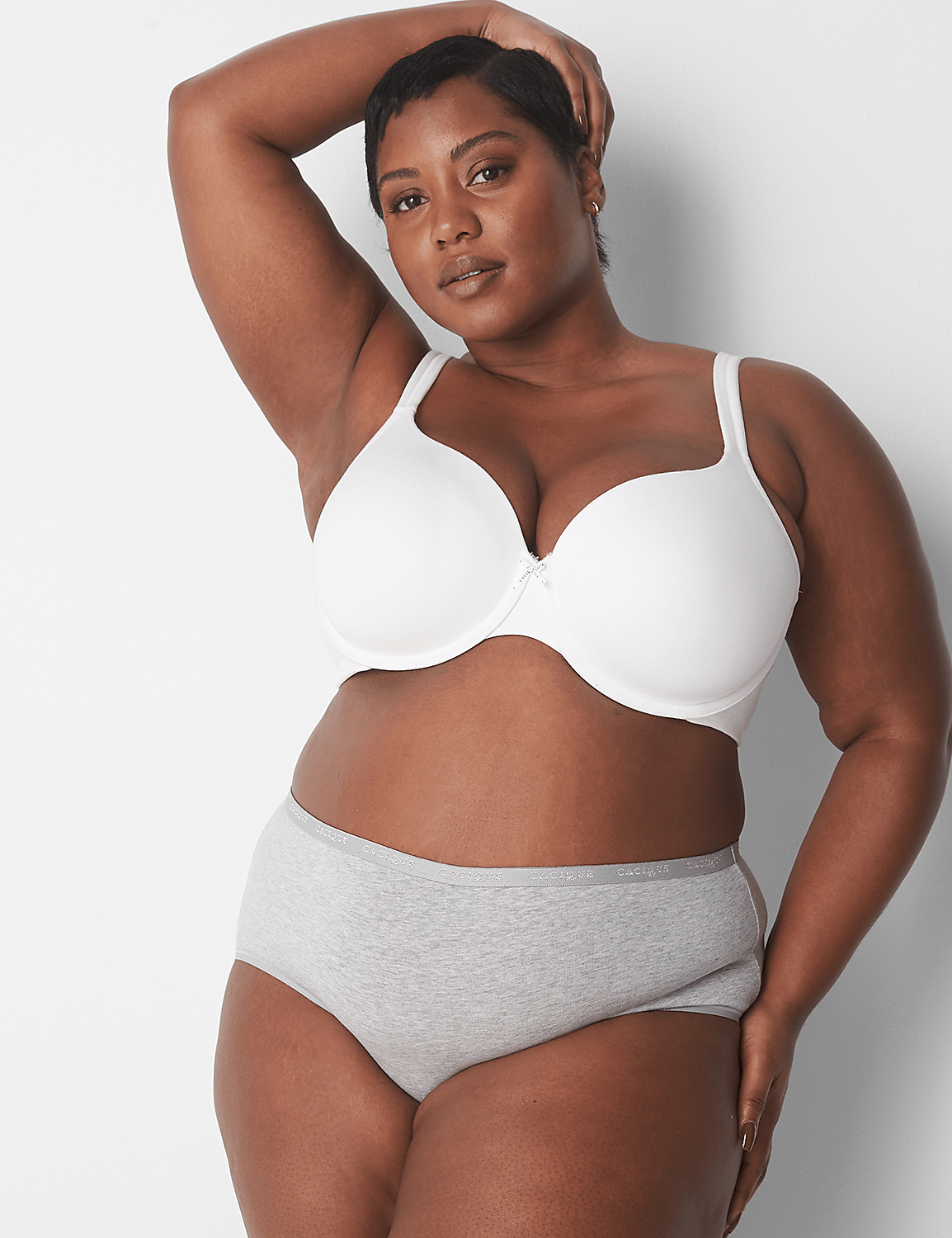 Cotton High-Leg Brief Panty Product Image 1