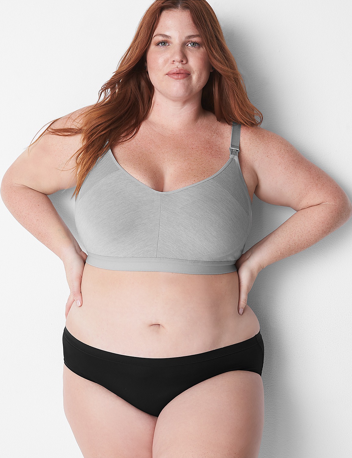 Seamless Lightly Lined Nursing Bra Product Image 1