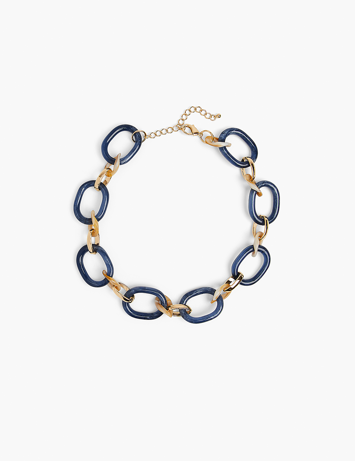 Resin Chain Link Single Row Necklac | LaneBryant