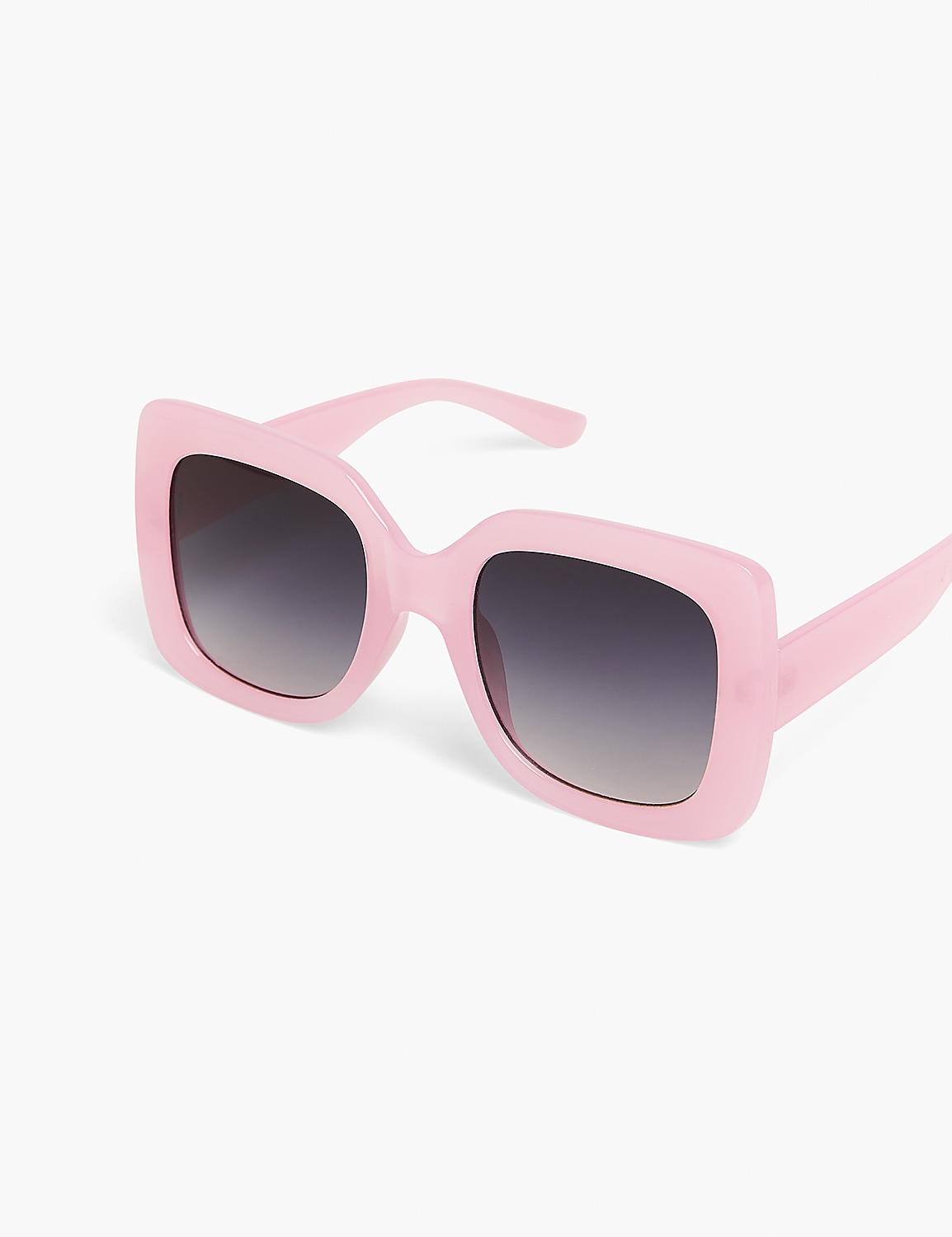 Light Pink Oversized Square Sunglas | LaneBryant display picture 3