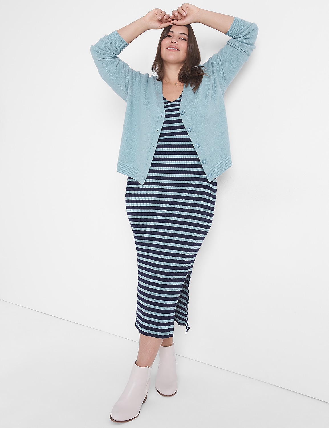 Crew-Neck Cardigan Product Image 1
