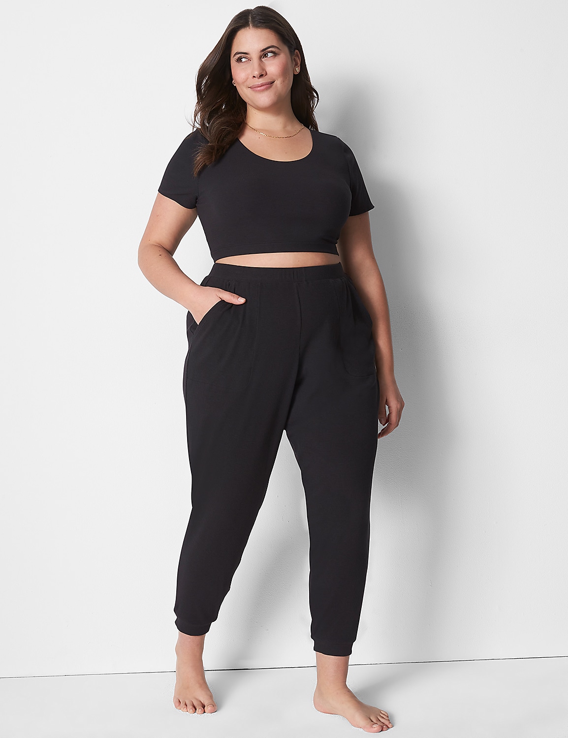 Rib Crop Top Product Image 1