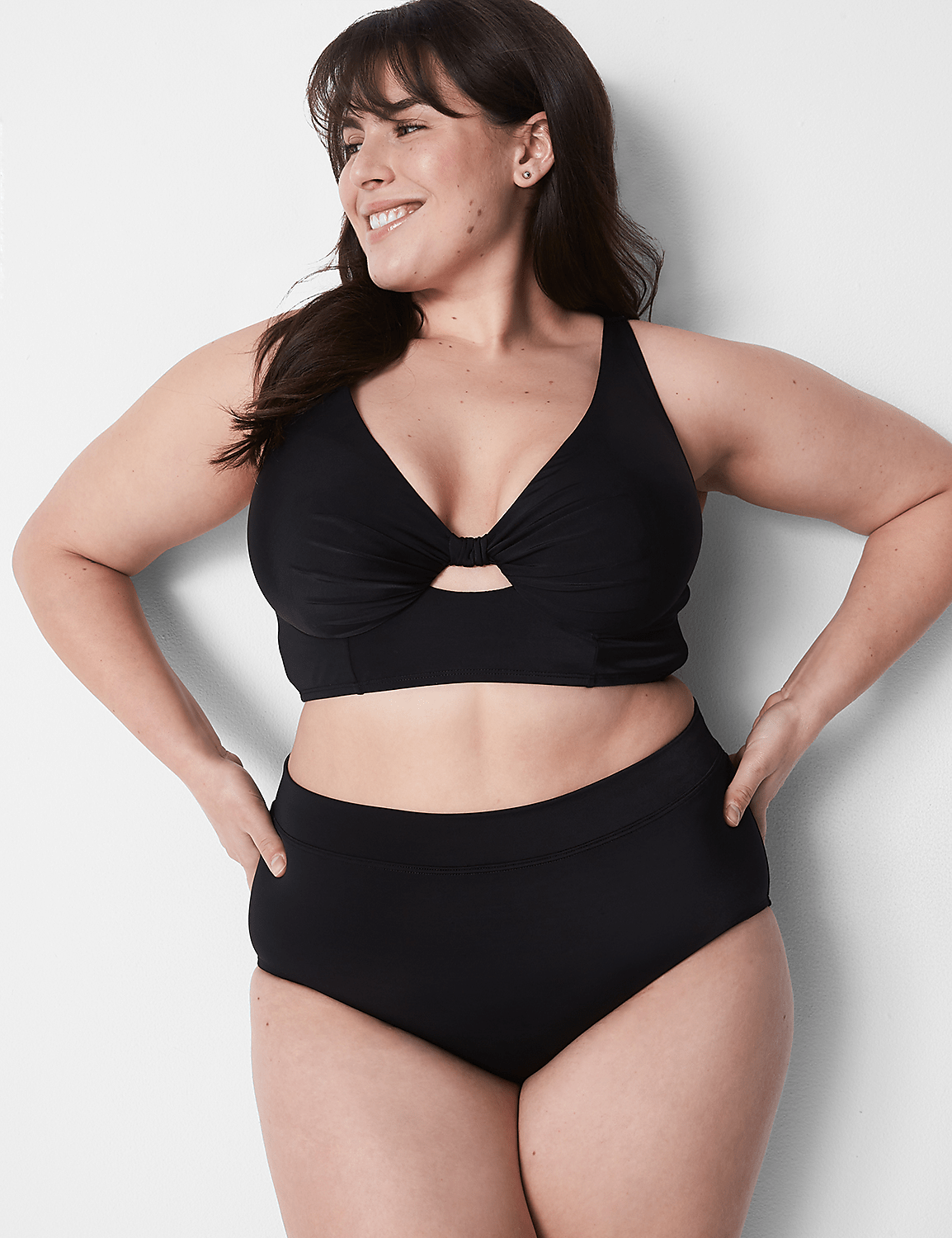 Mid-Waist Swim Brief Product Image 1