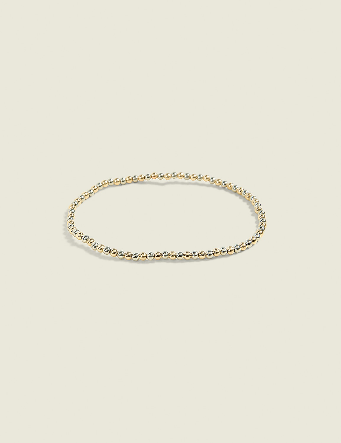 Mixed Metal Stretch Bracelet Product Image 1