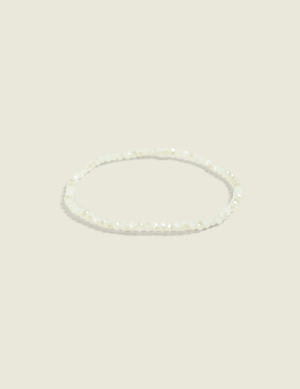 Neutral Beaded Stretch Bracelet Product Image 1