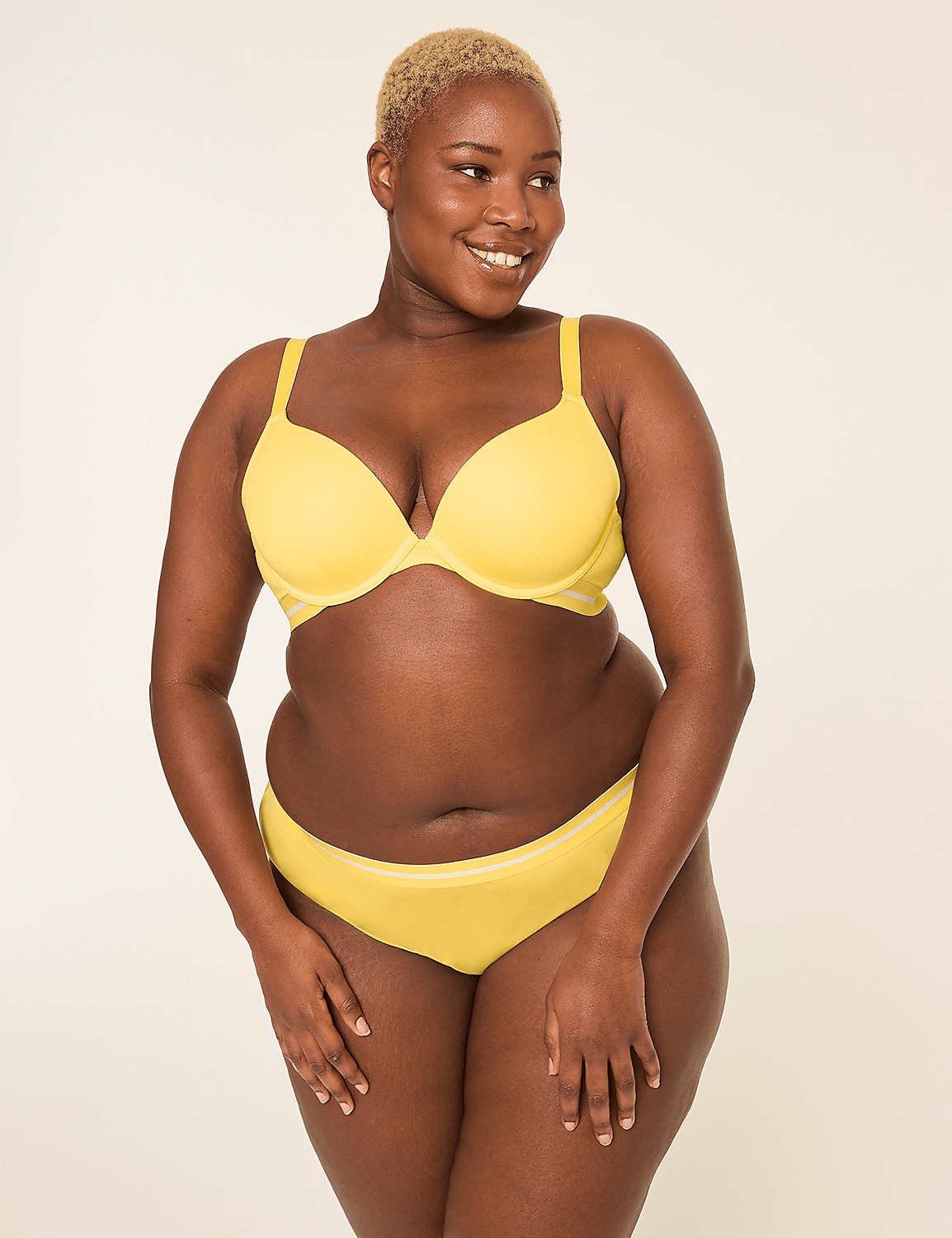 Cotton Boost Plunge Bra Product Image 2