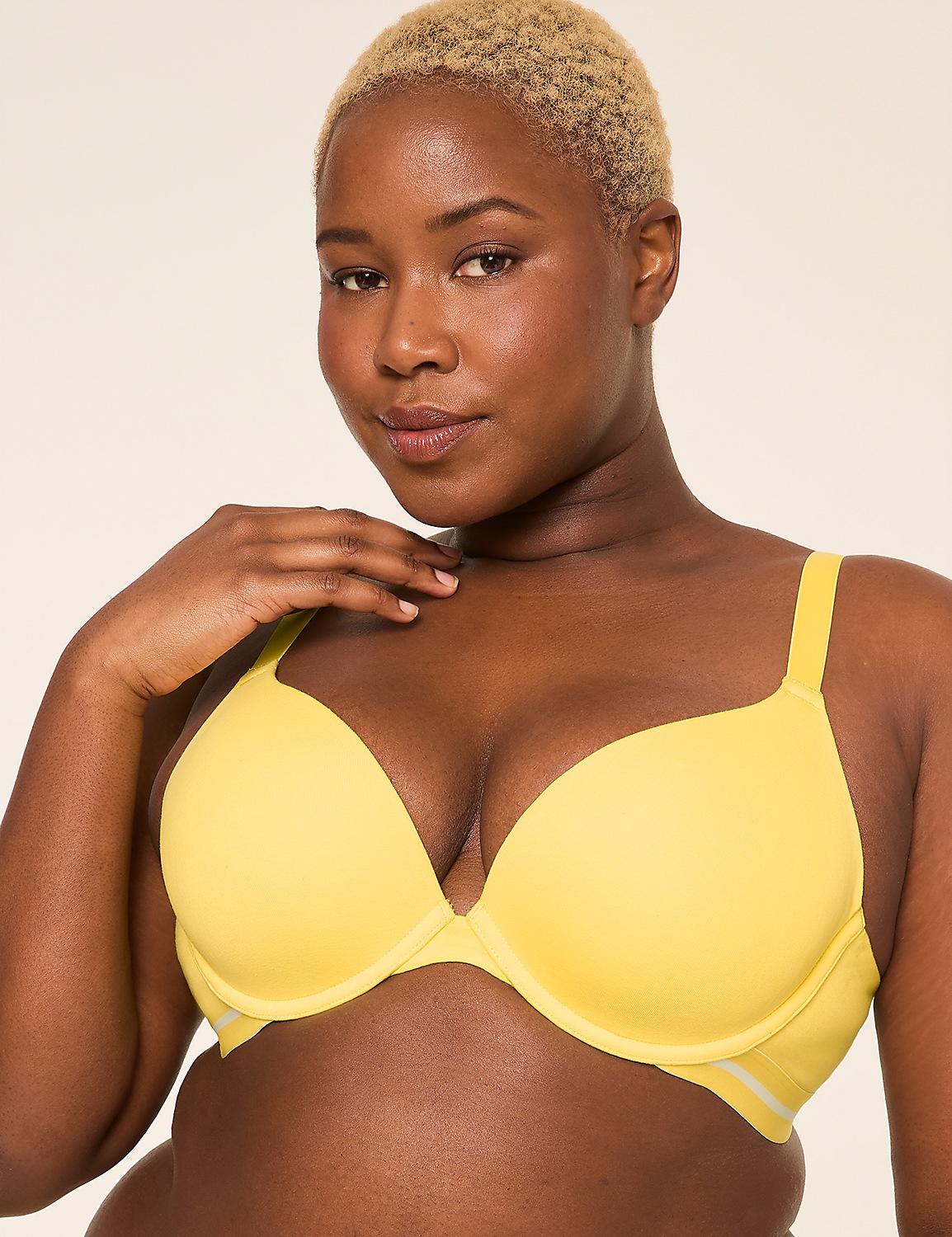 Cotton Boost Plunge Bra Product Image 1