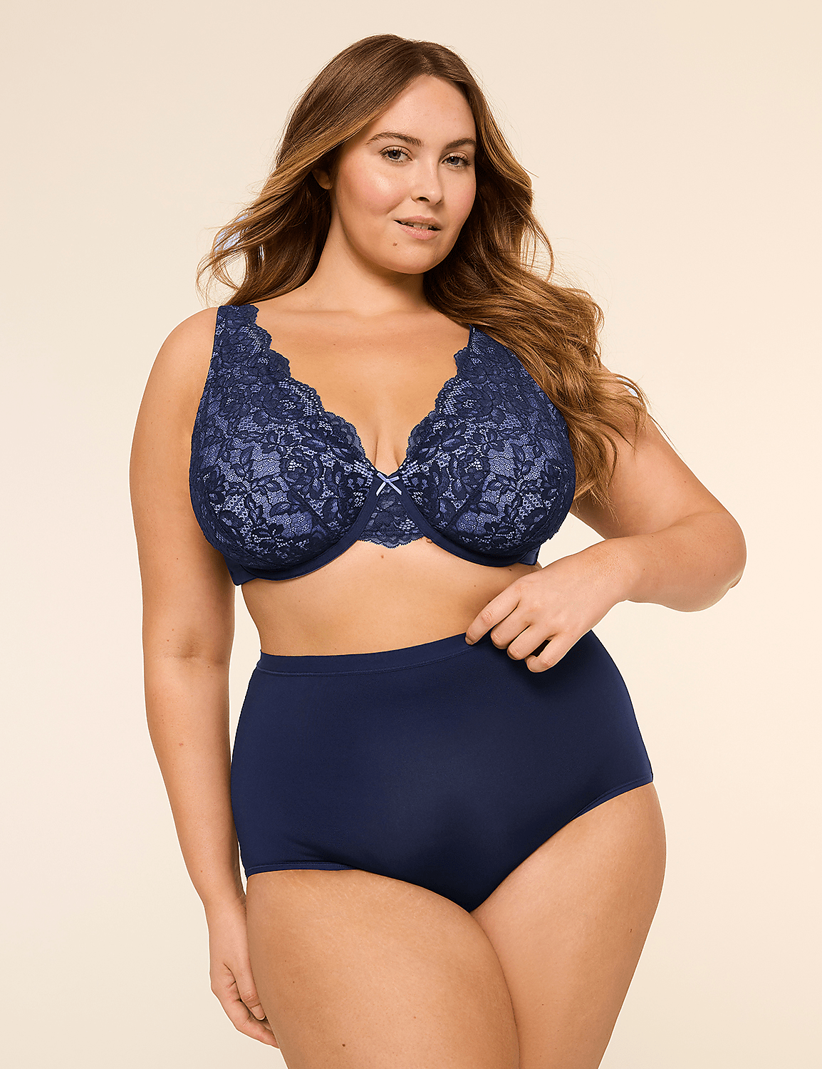Lace Unlined Full Coverage Bra Product Image 3