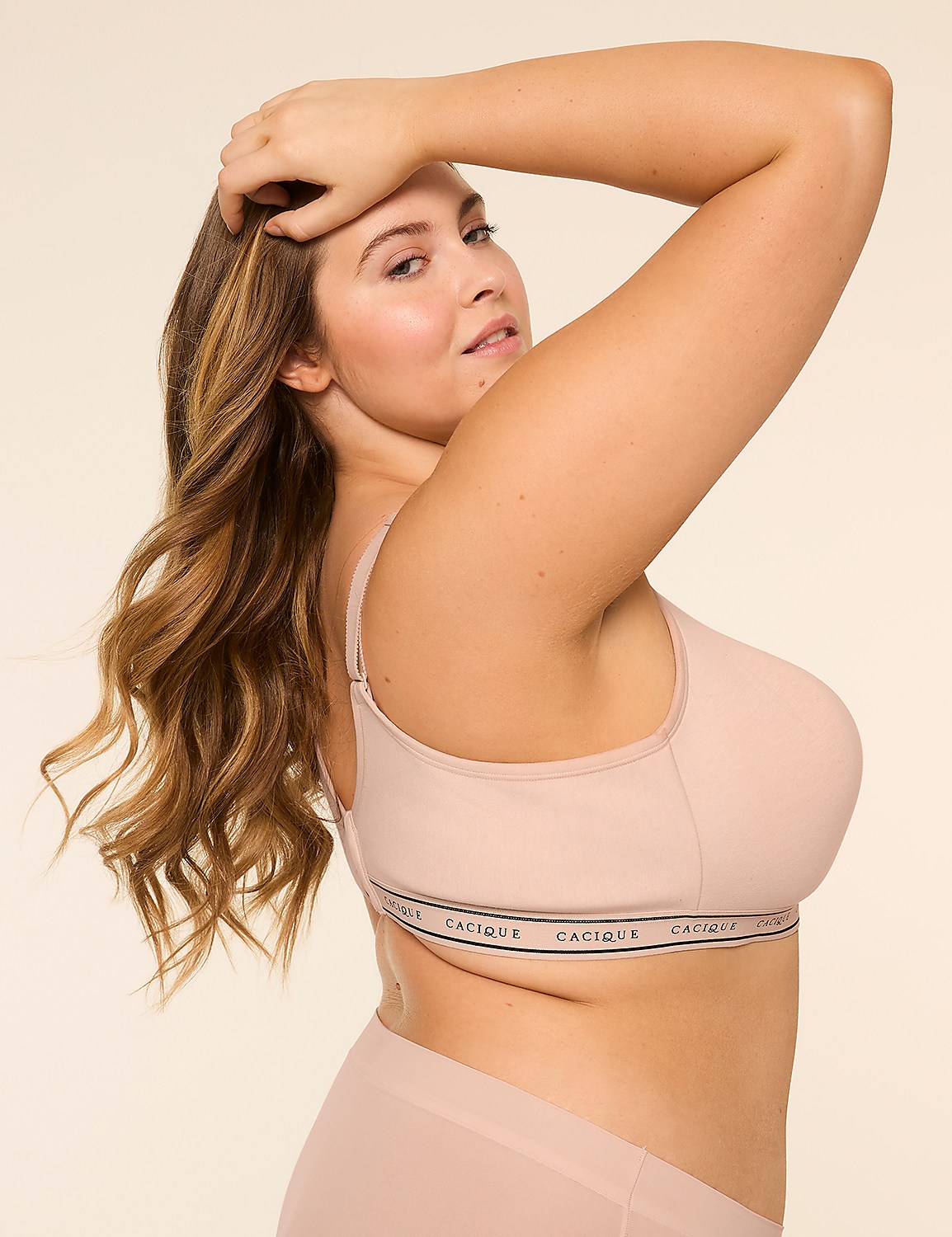 Cotton Lightly Lined No-Wire Bra Product Image 2