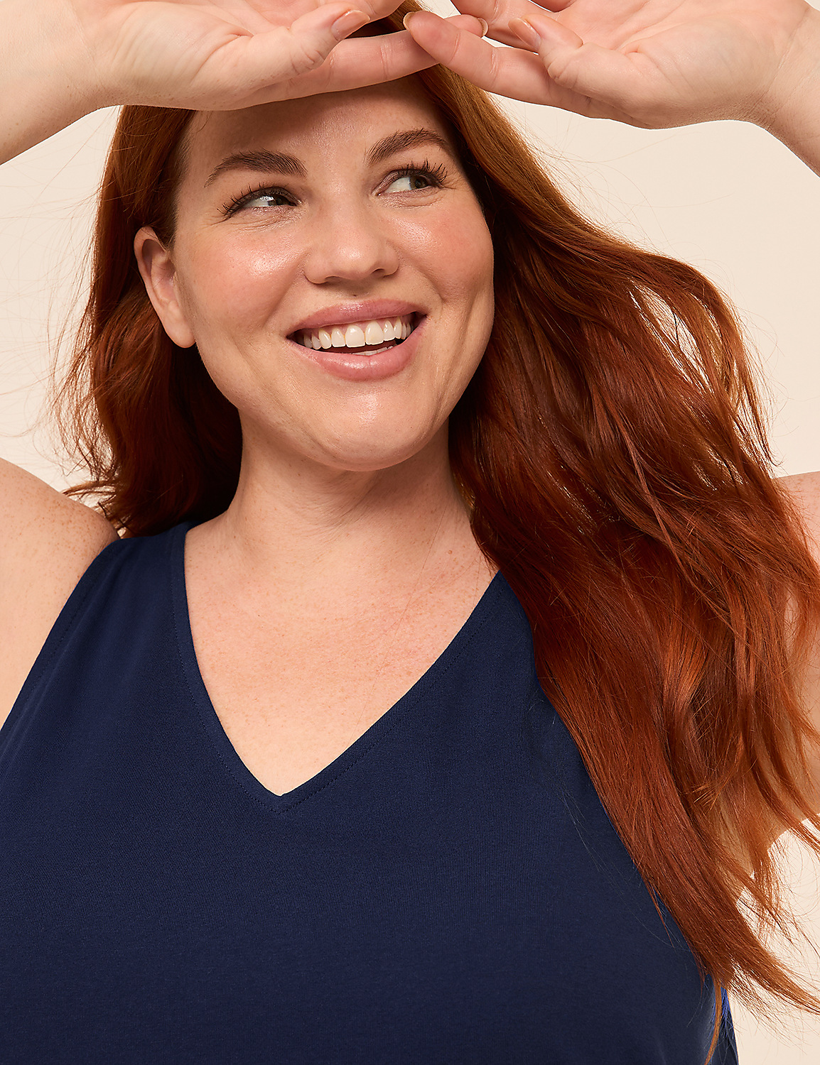 Comfy Cotton V-Neck Tank & Bermuda Short PJ Set Product Image 3
